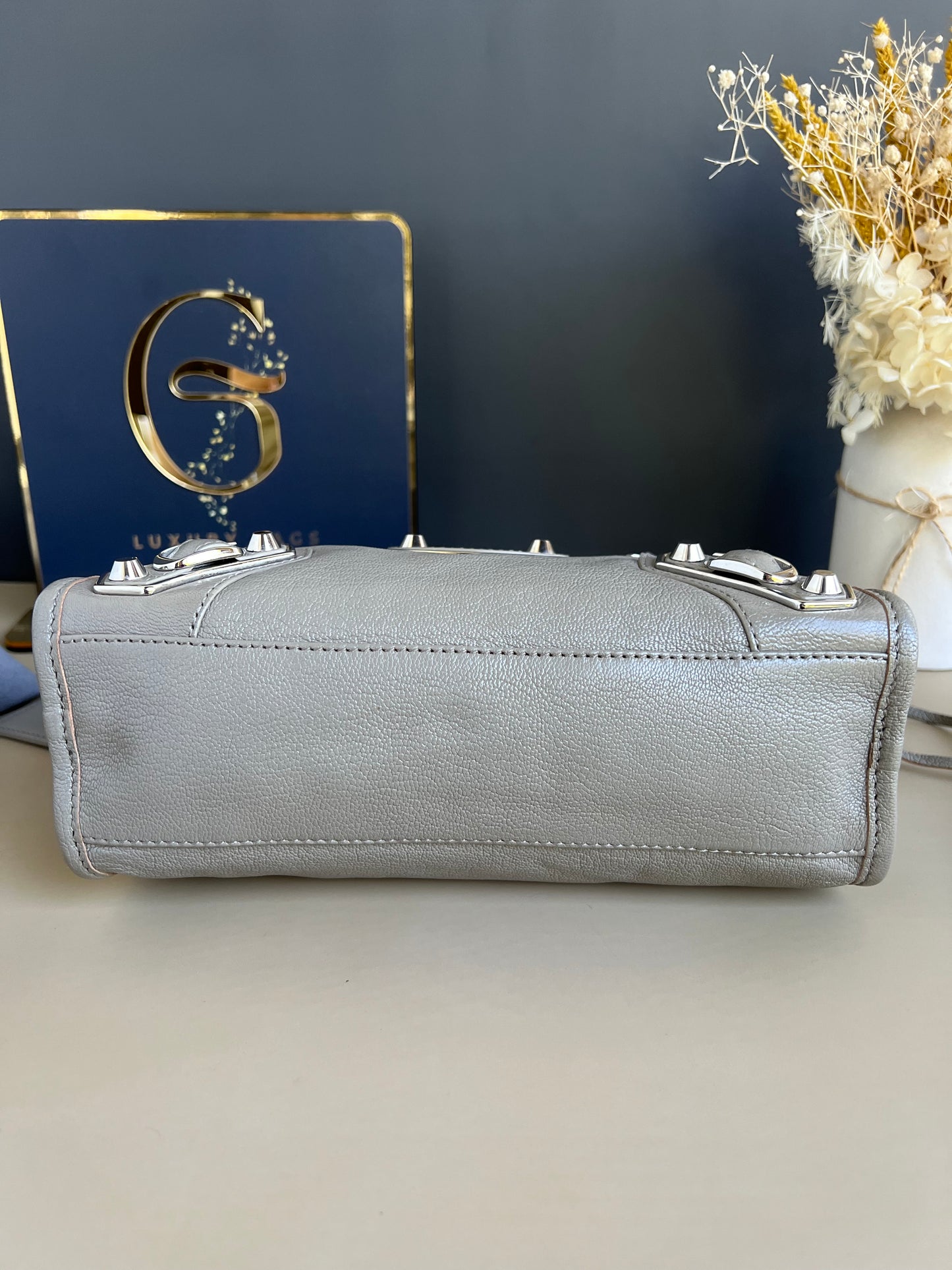 BALENCIAGA METALLIC EDGE MINI