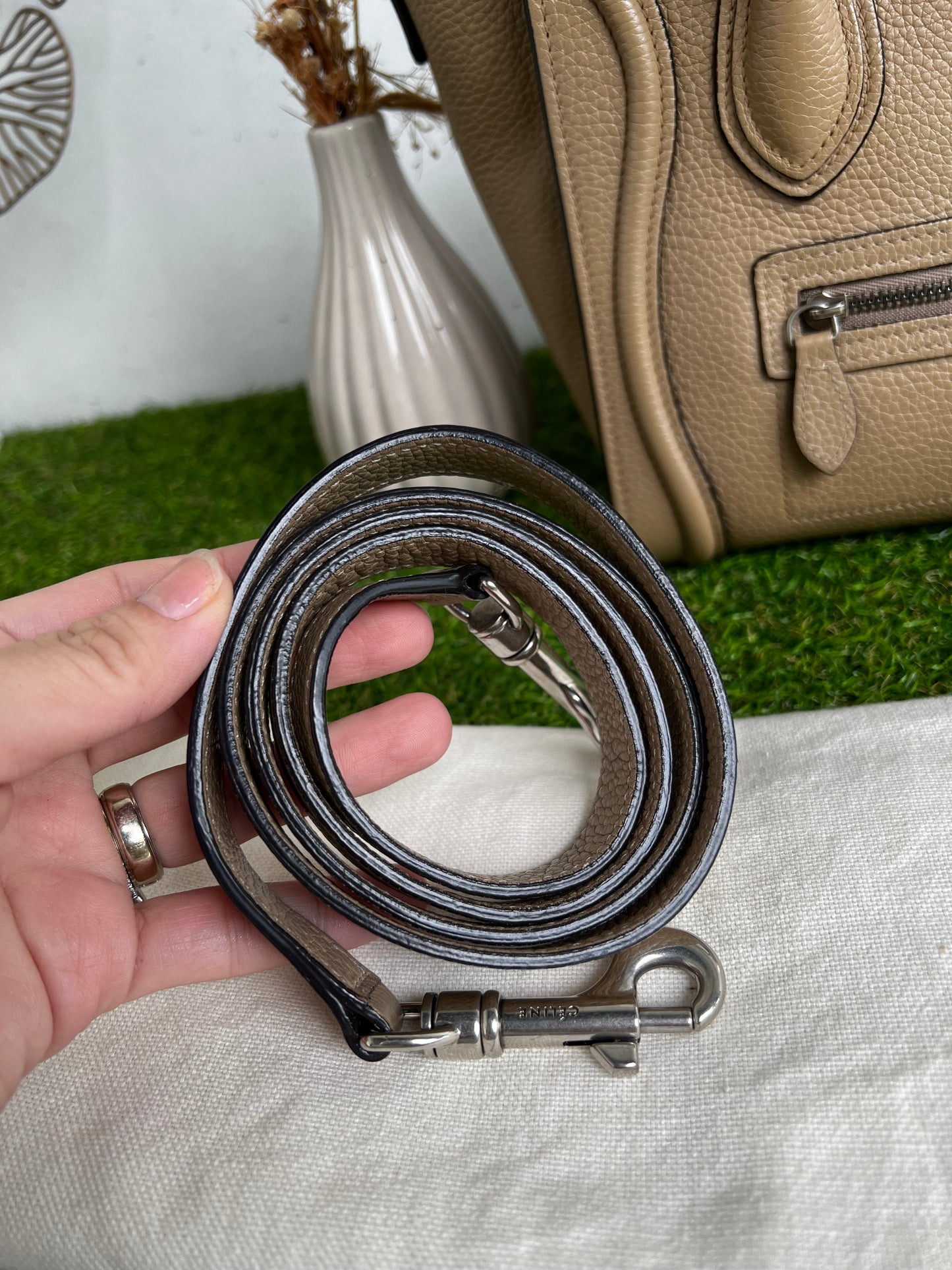 CELINE NANO LUGGAGE BEIGE