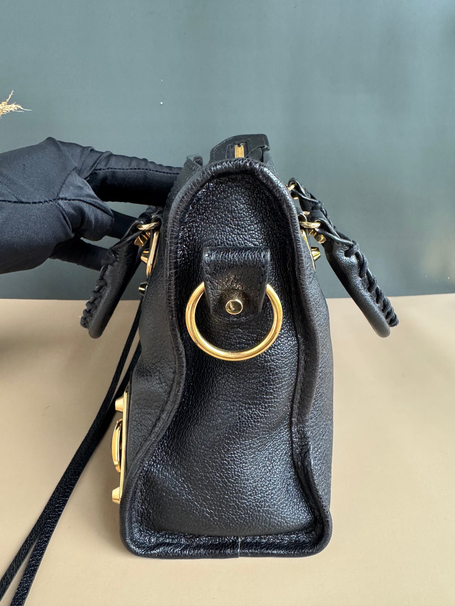 BALENCIAGA METALIC EDGE SMALL