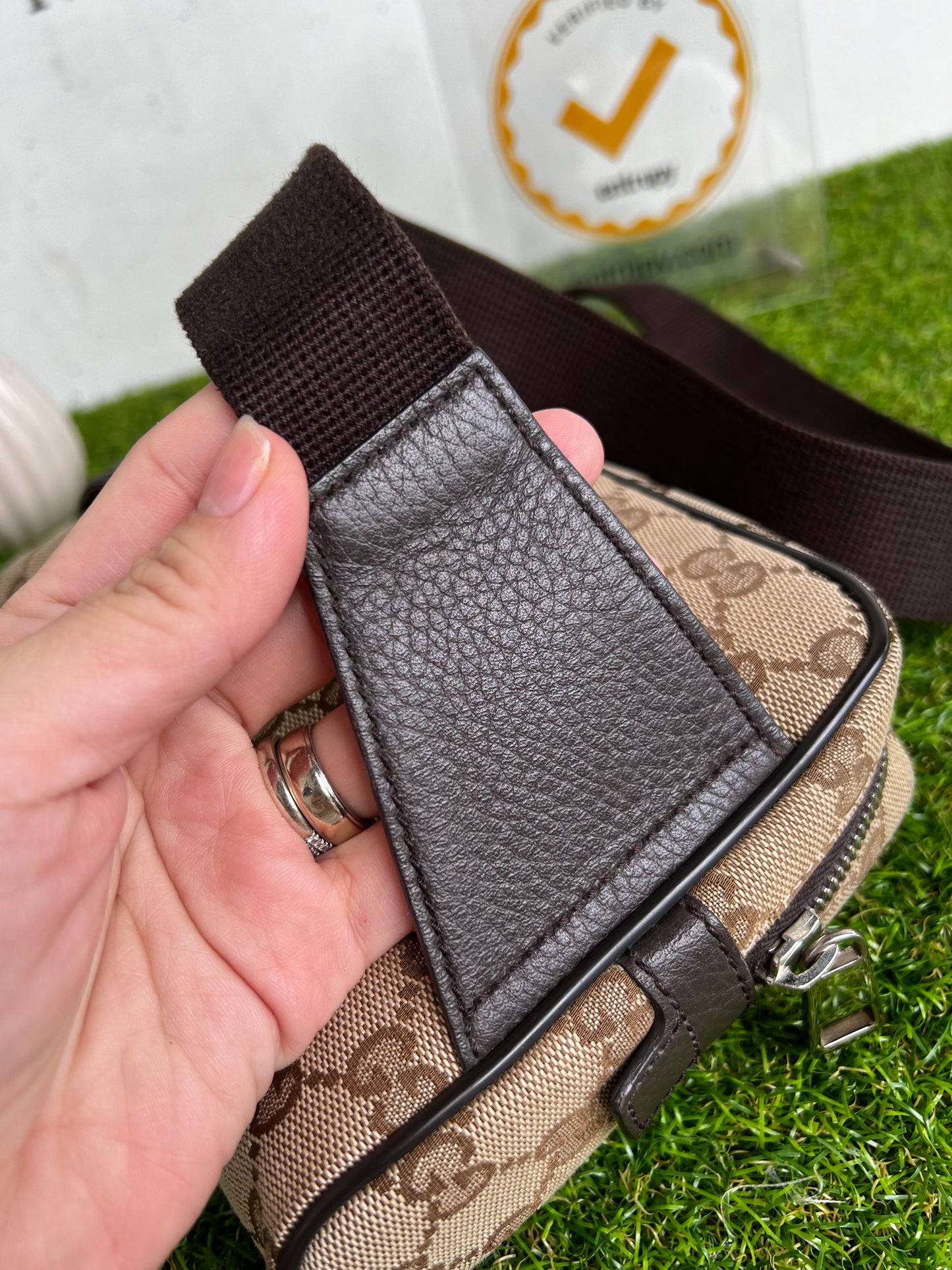 GUCCI CANVAS BELTBAG