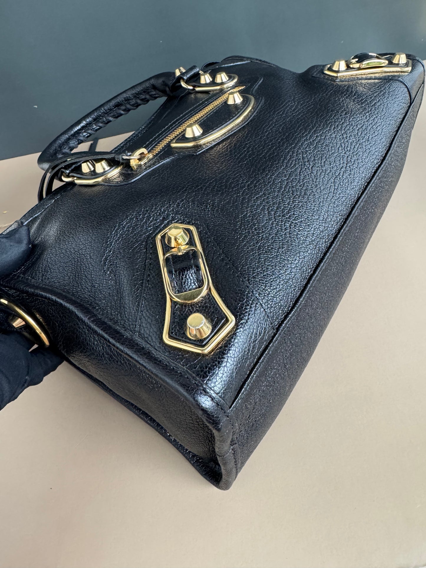 BALENCIAGA METALIC EDGE SMALL