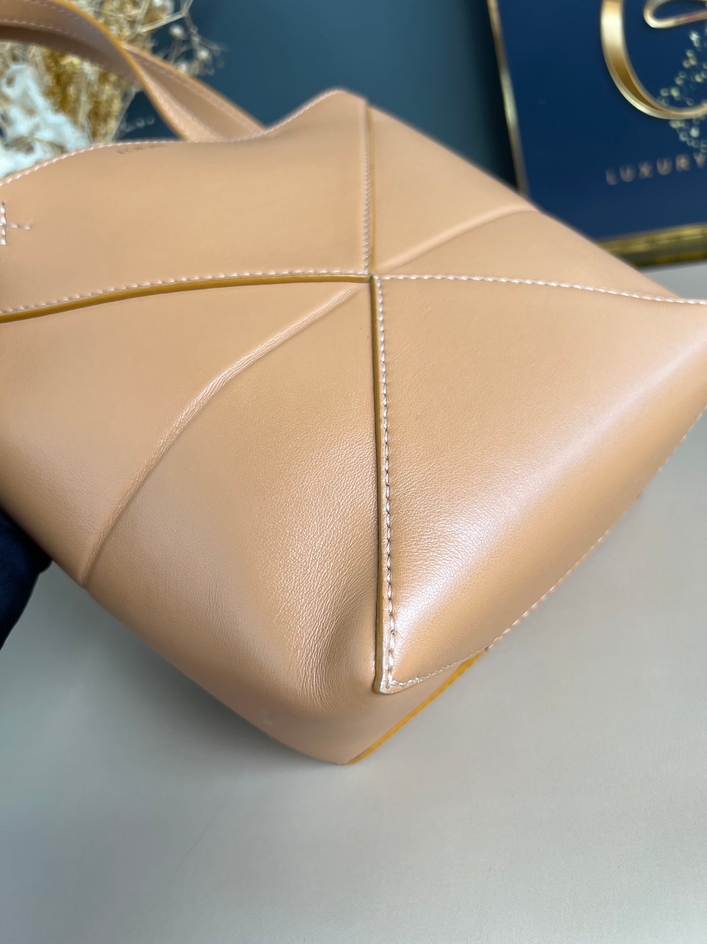LOEWE MINI PUZZLE FOLD TOTE BAG