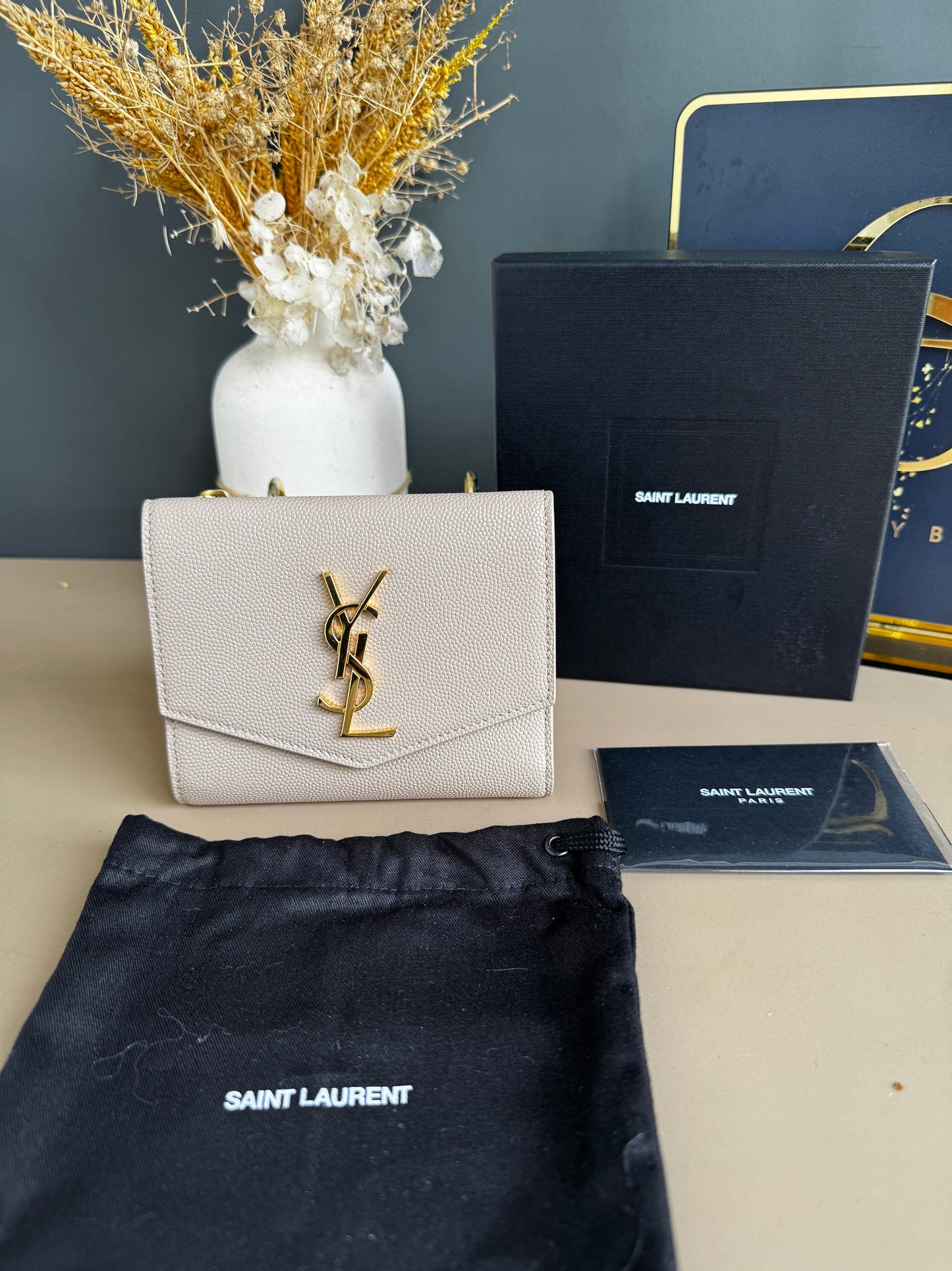 YSL BI FOLD WALLET