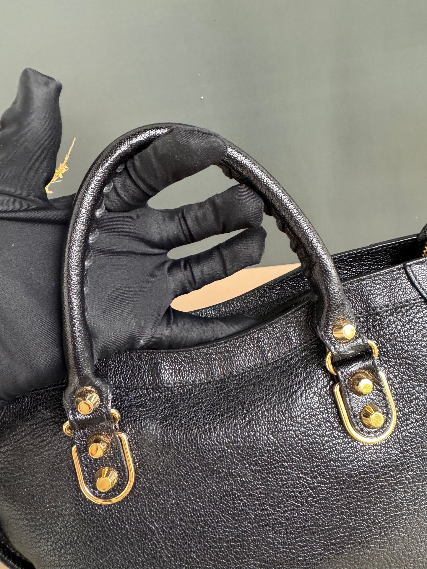BALENCIAGA METALIC EDGE SMALL