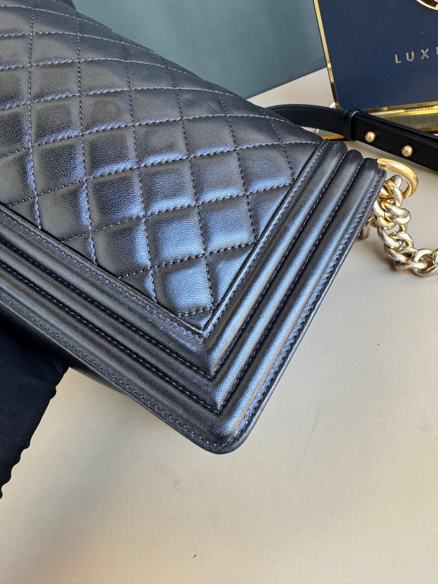 CHANEL LE BOY OLD MEDIUM