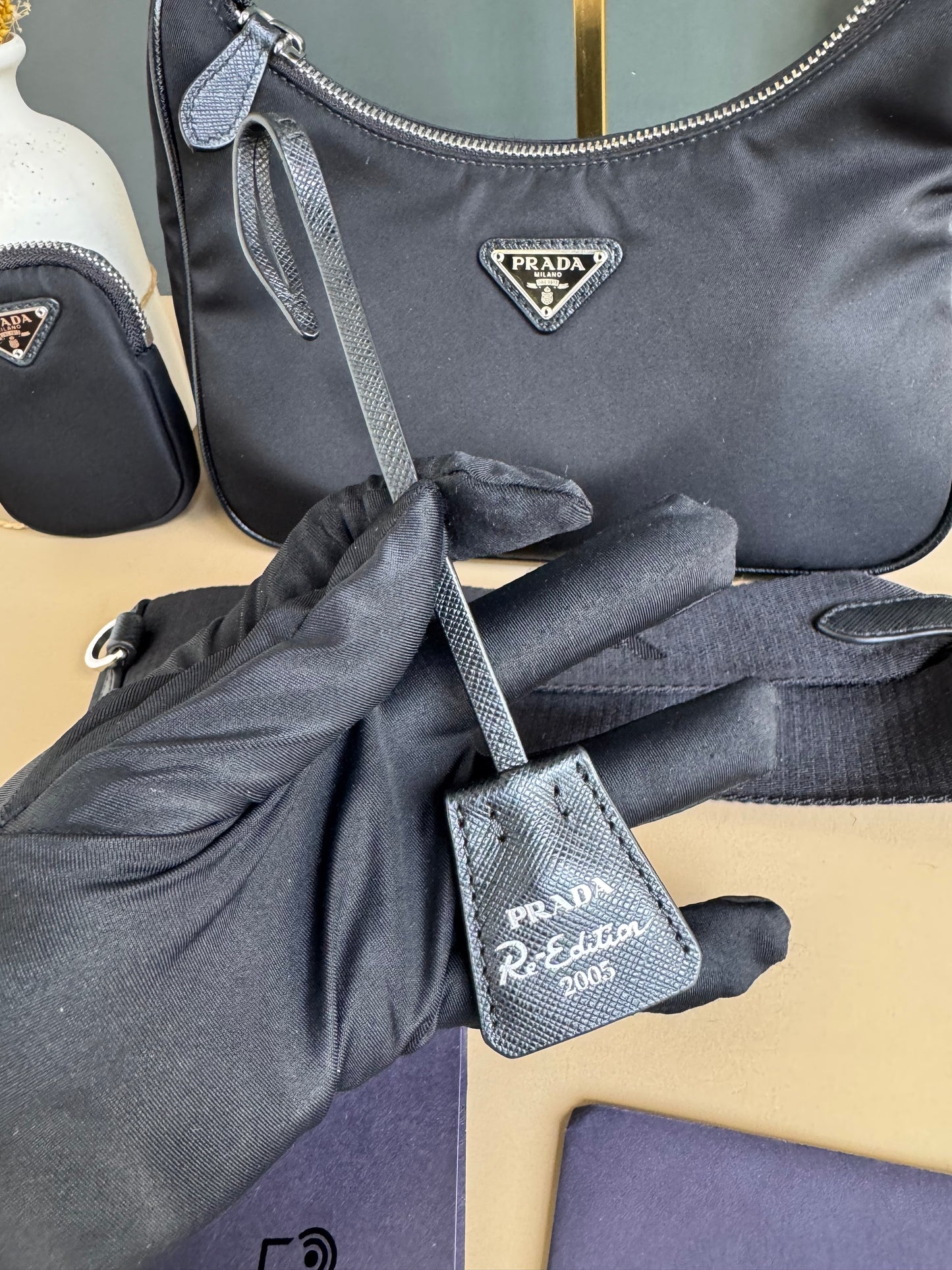 PRADA MULTI POCHETTE NYLON