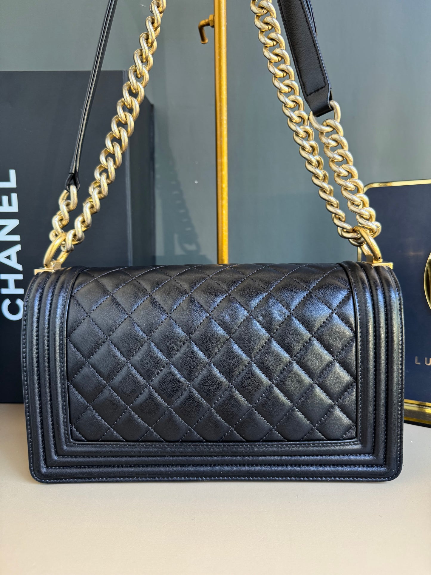 CHANEL LE BOY OLD MEDIUM