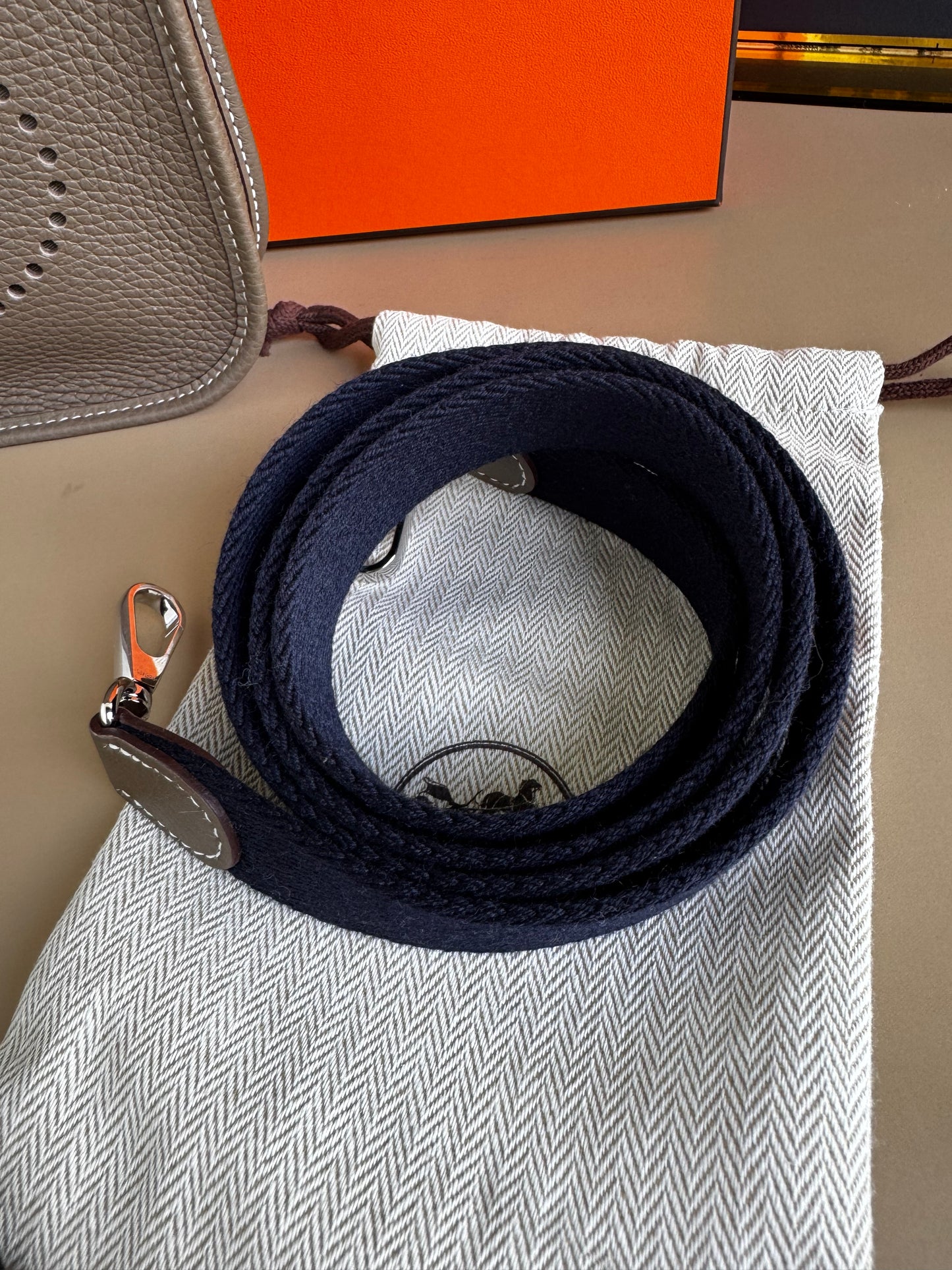 HERMES EVELYN TPM ETOUPE PHW
