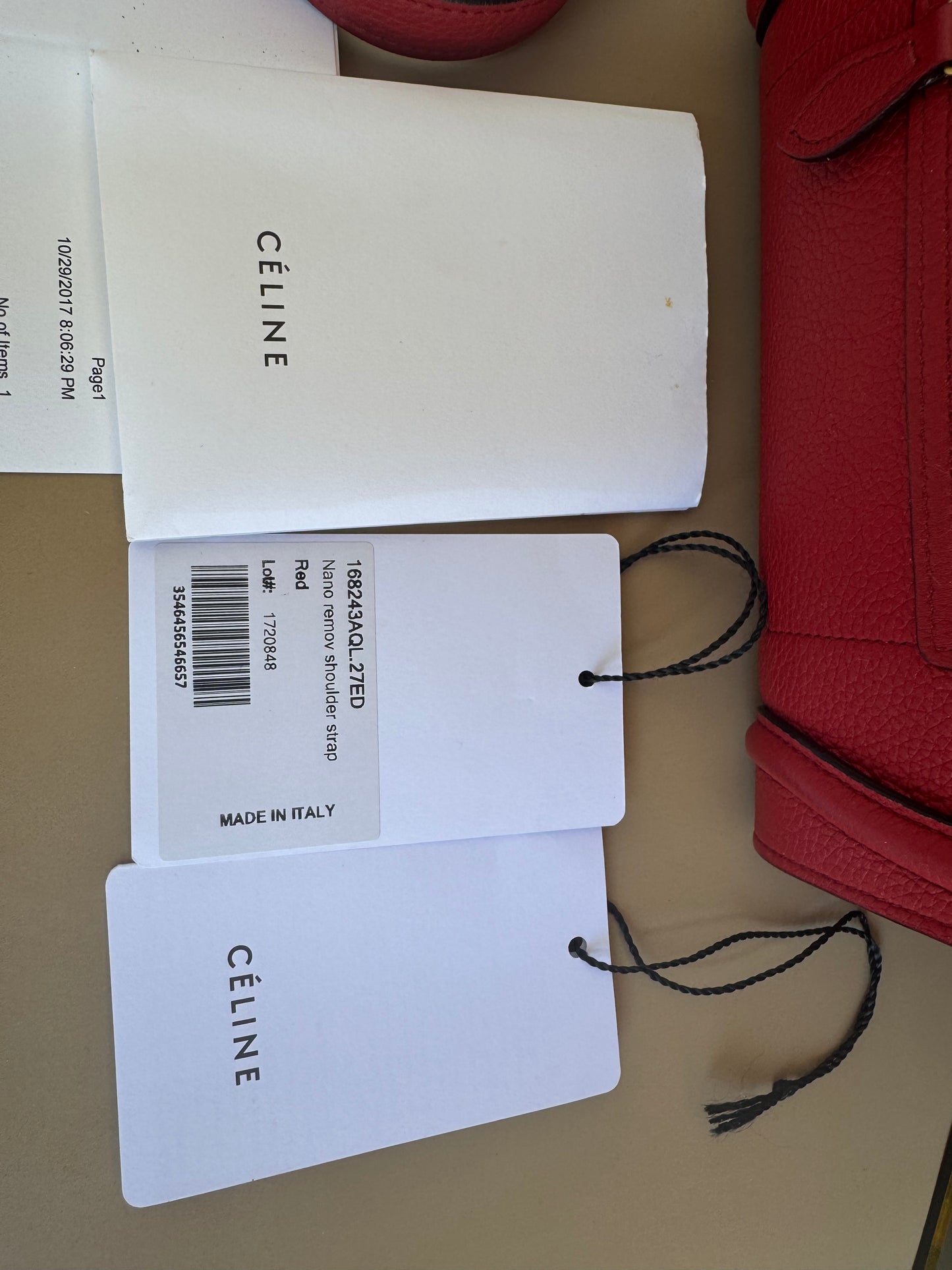 CELINE NANO LUGGAGE