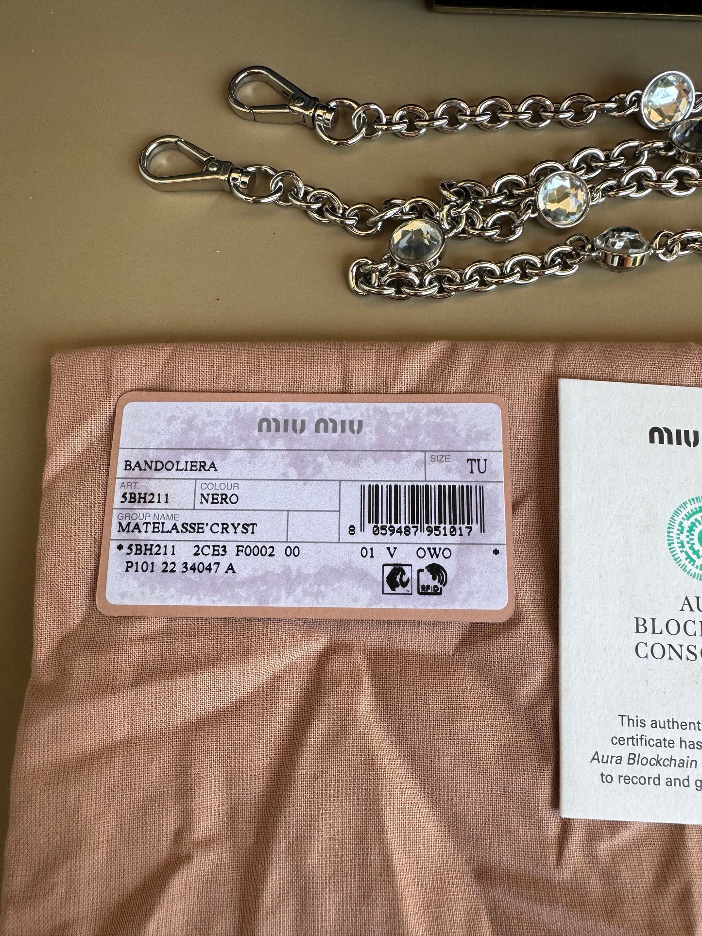 MIU MIU WANDER MULTI POCHETTE