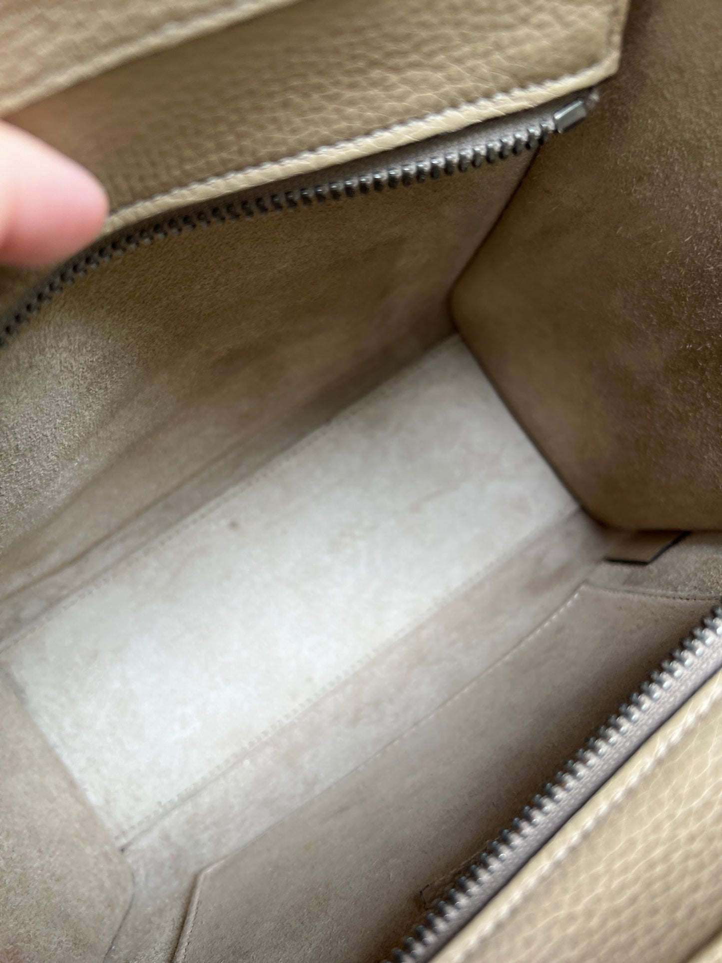 CELINE NANO LUGGAGE BEIGE