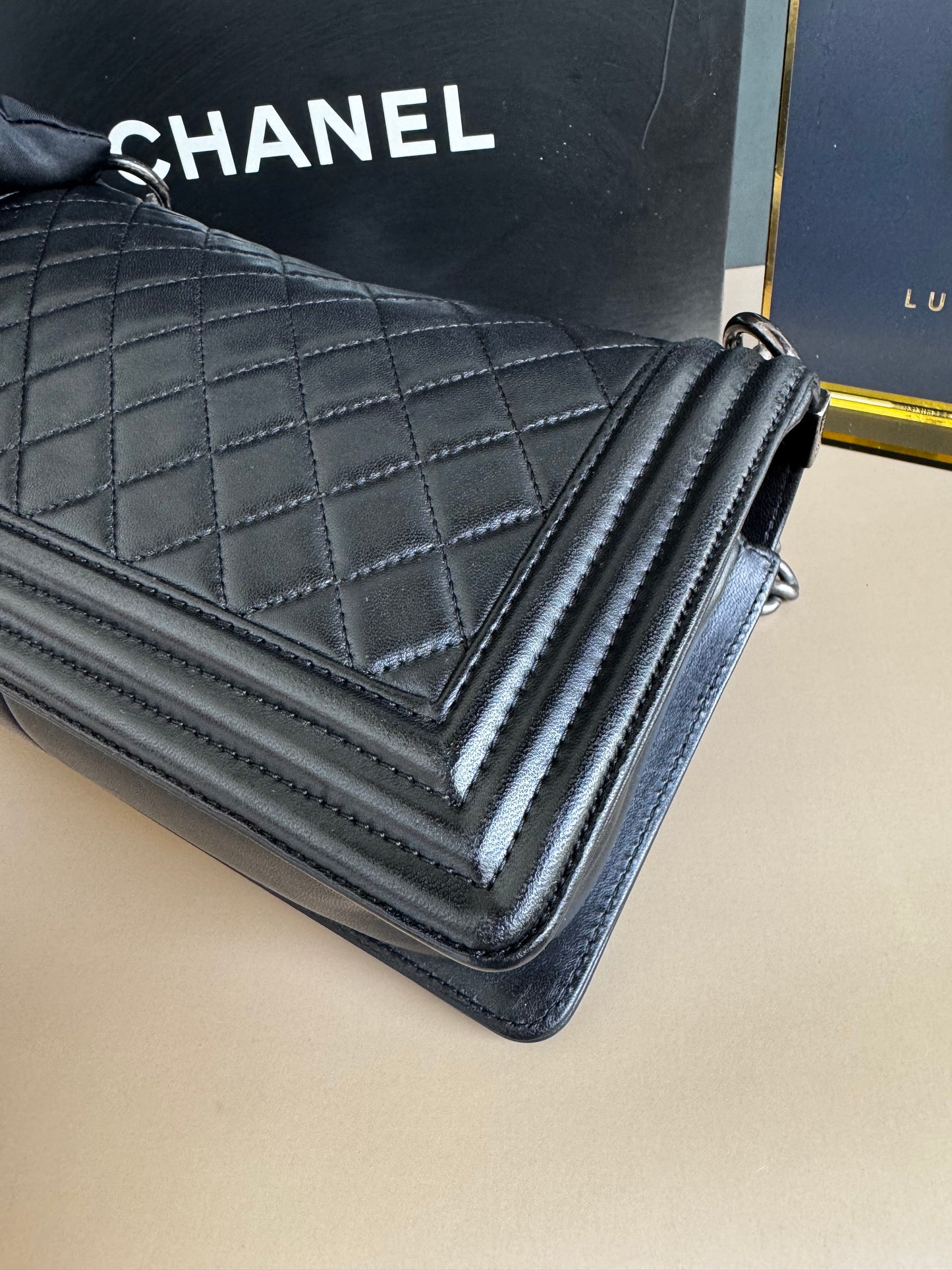CHANEL LE BOY OLD MEDIUM