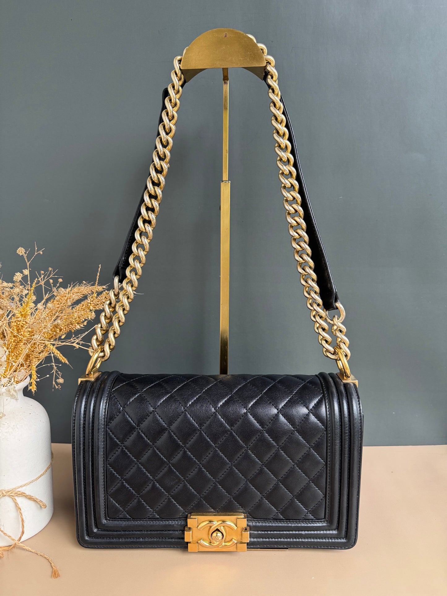 CHANEL LE BOY OLD MEDIUM