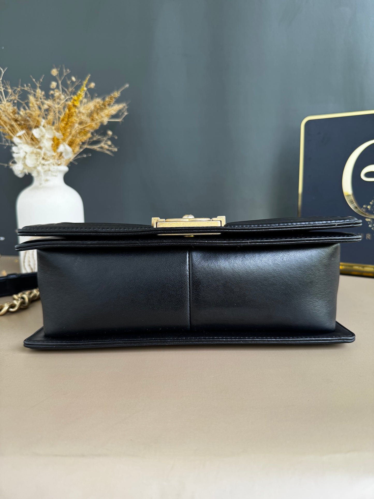 CHANEL LE BOY OLD MEDIUM CHEVRON
