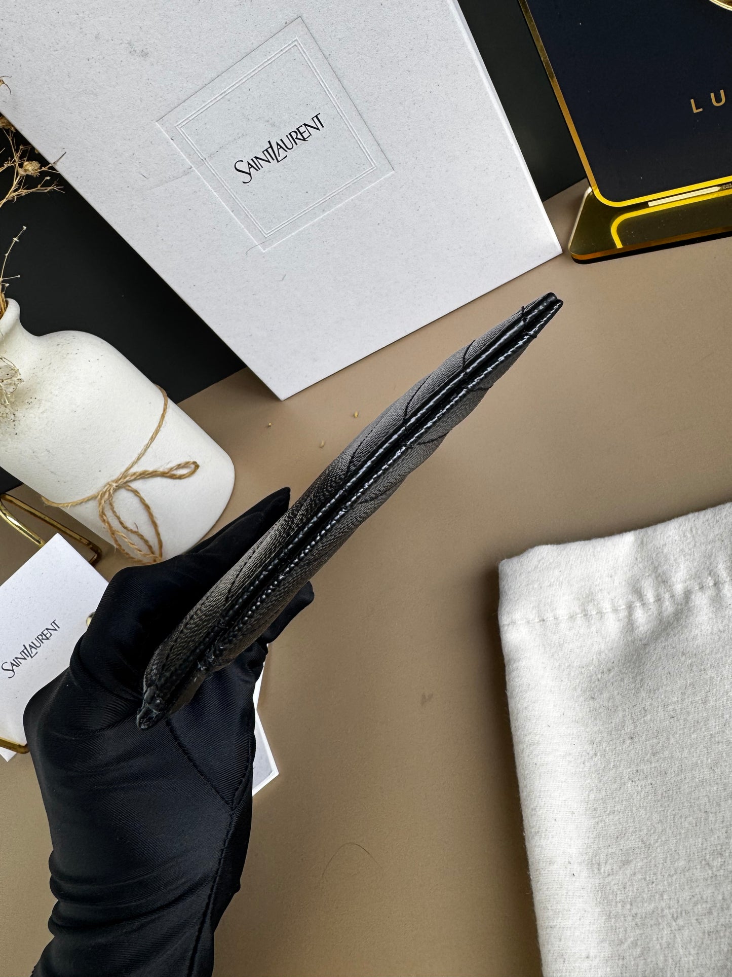 YSL LONG ZIPPY WALLET
