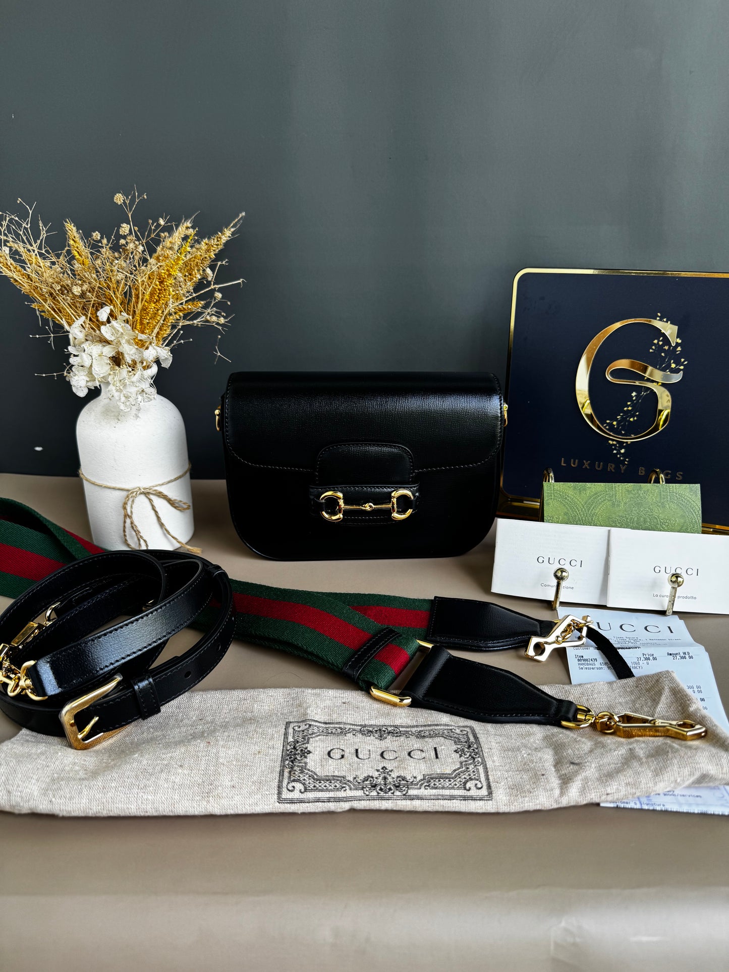 GUCCI HORSEBIT MINI LEATHER