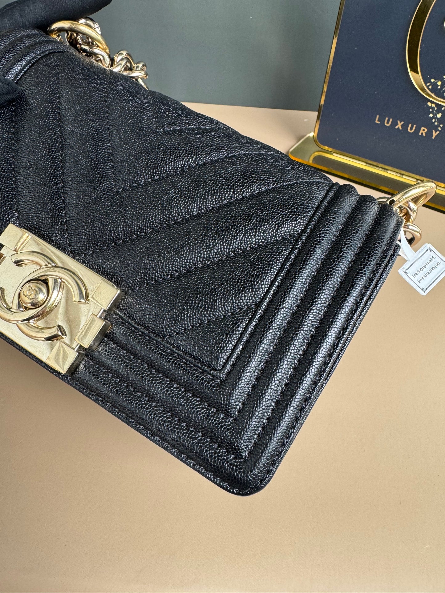 CHANEL LE BOY SMALL CAVIAR