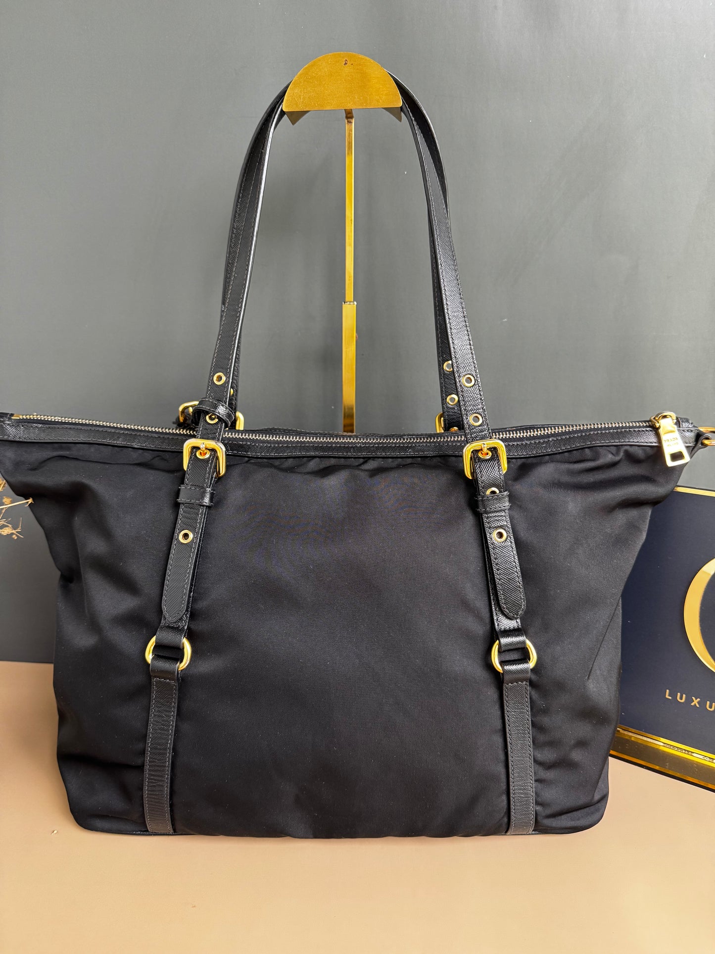 PRADA 4253 NYLON TOTE