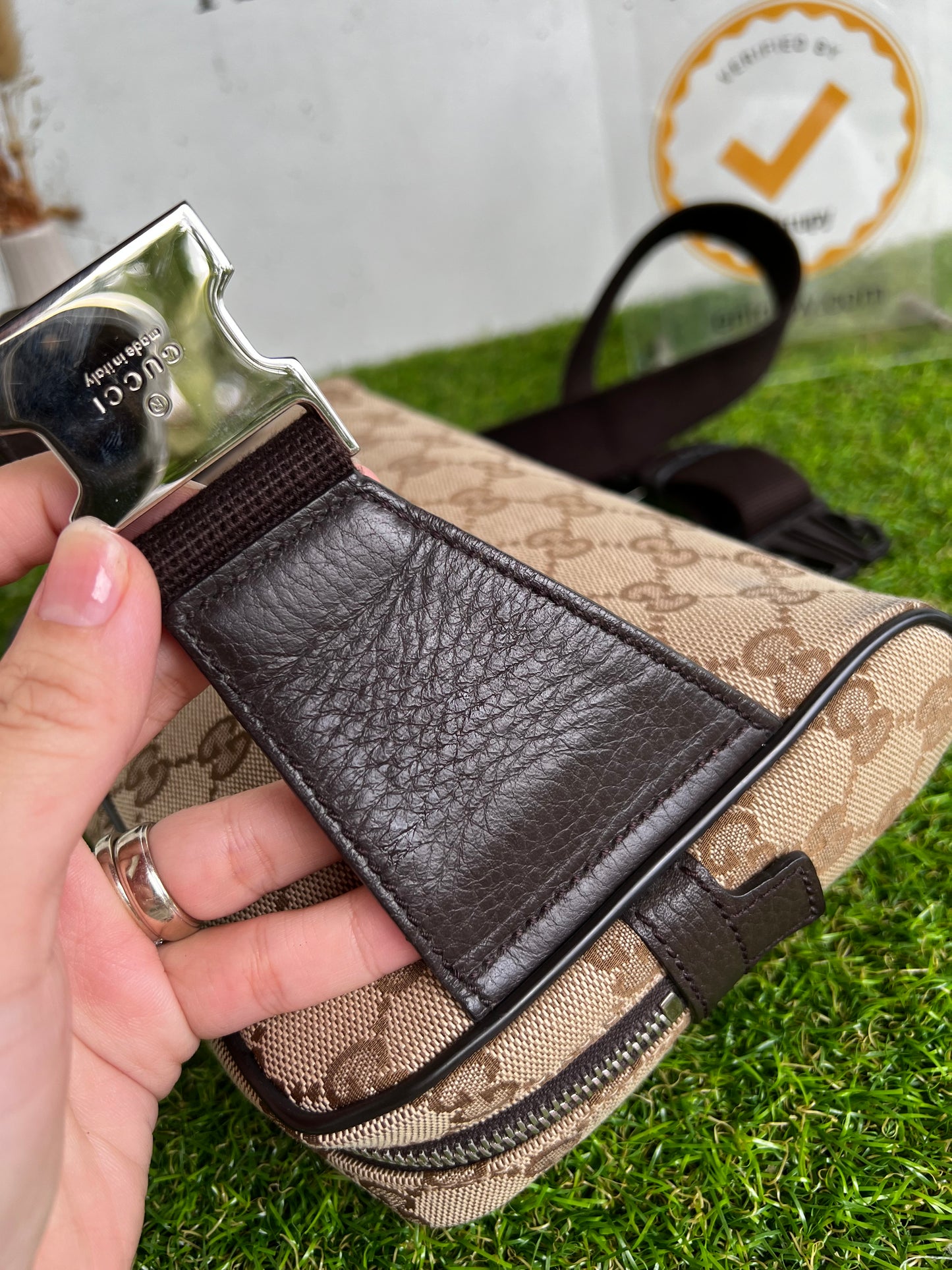 GUCCI CANVAS BELTBAG