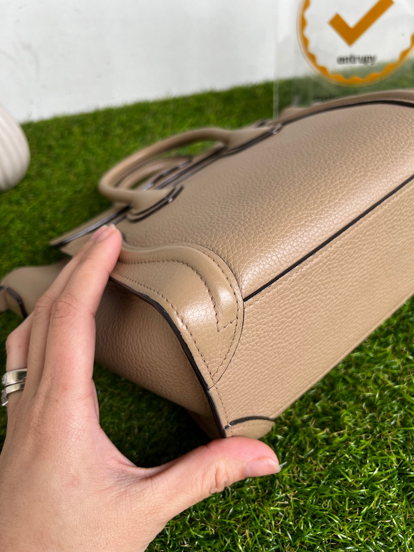 CELINE NANO LUGGAGE BEIGE