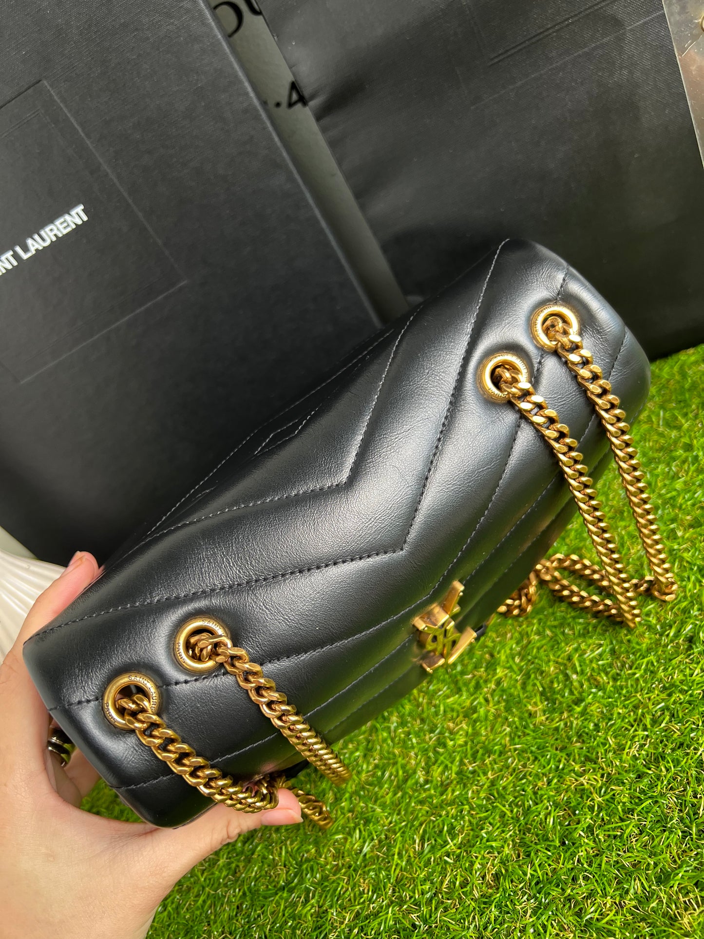 YSL SAINT LAURENT SMALL LOU