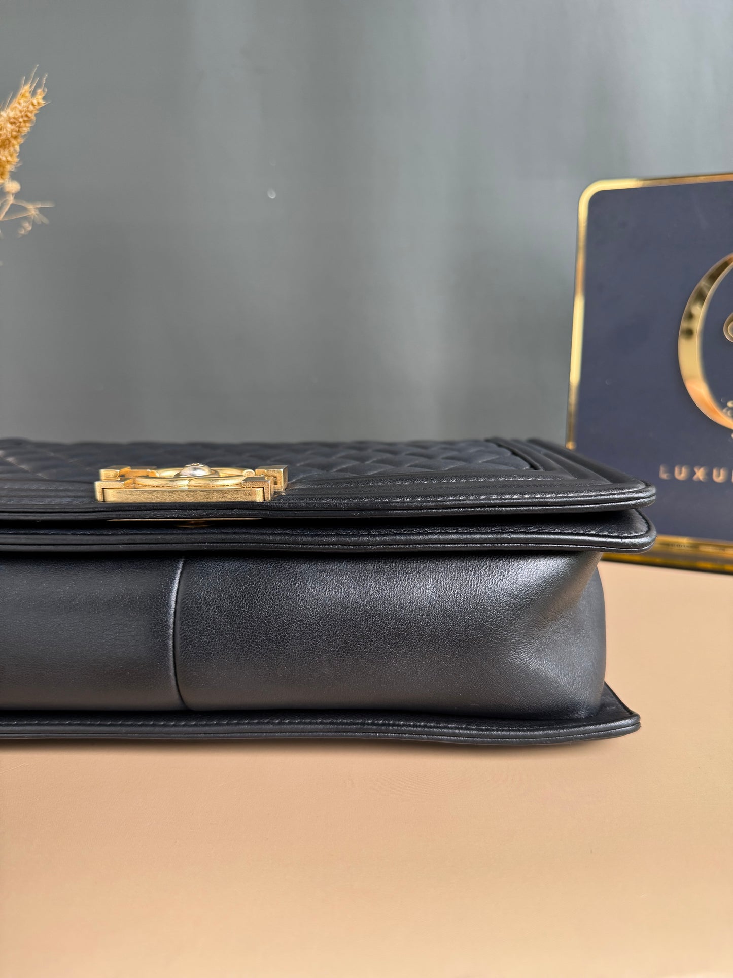 CHANEL LE BOY NEW MEDIUM LAMBSKIN