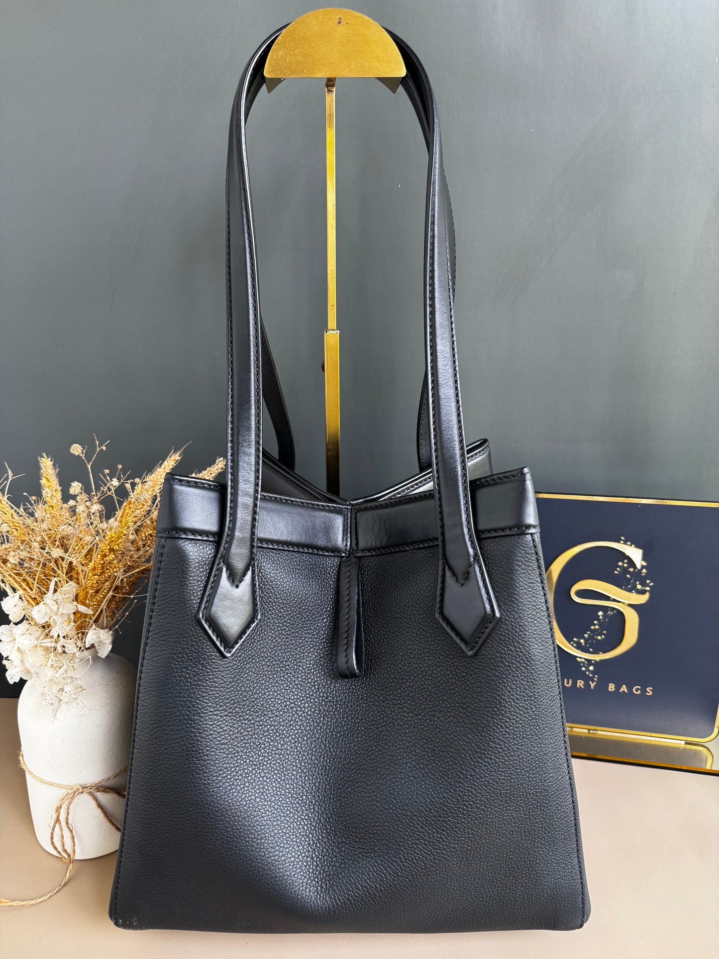 FENDI ORIGAMI MEDIUM LEATHER BAG
