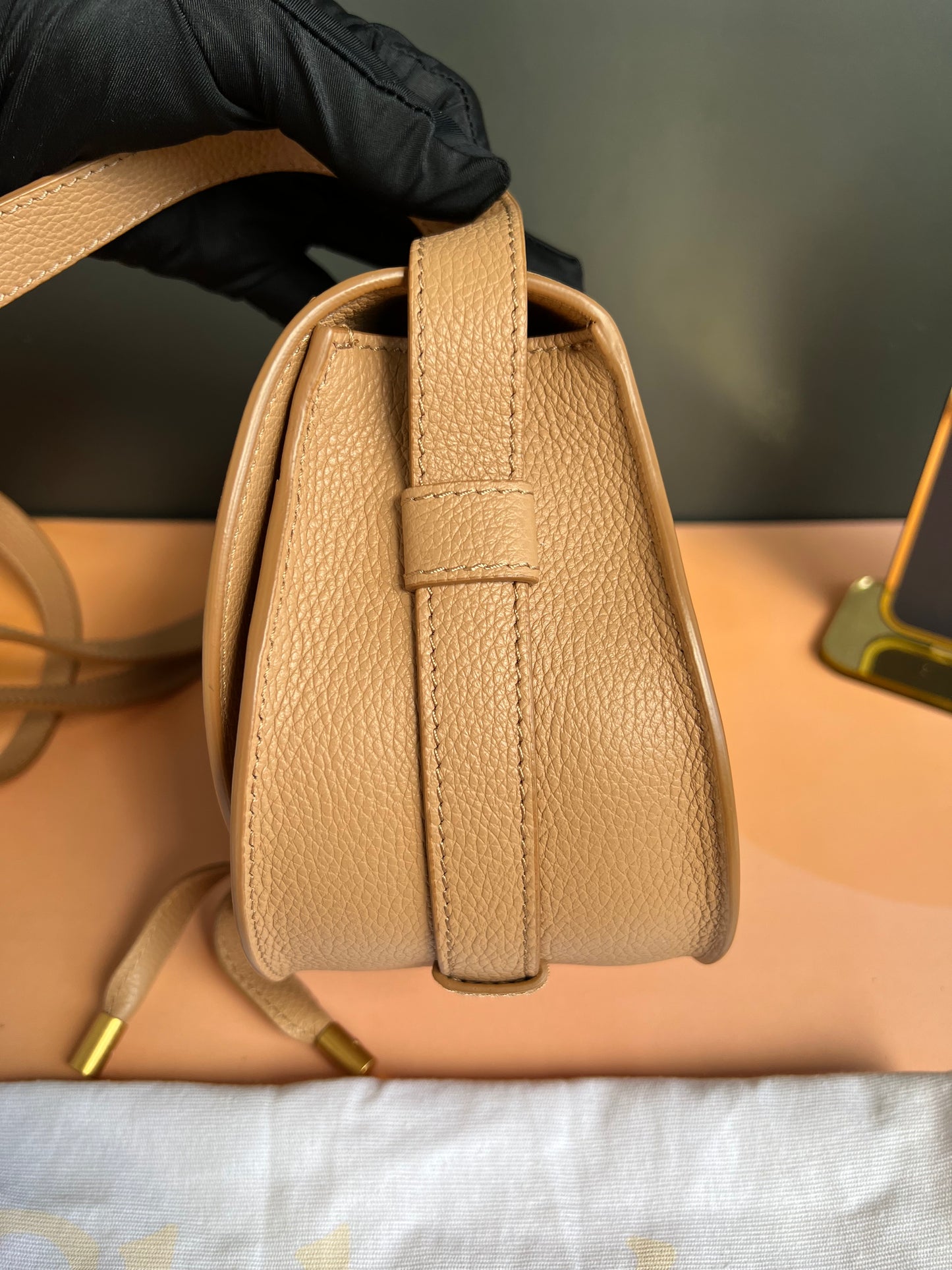 CHLOE MARCIE ROUND CROSSBODY BAG