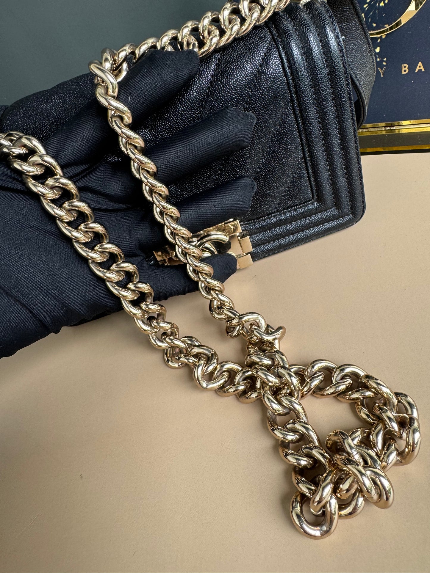 CHANEL LE BOY SMALL CAVIAR