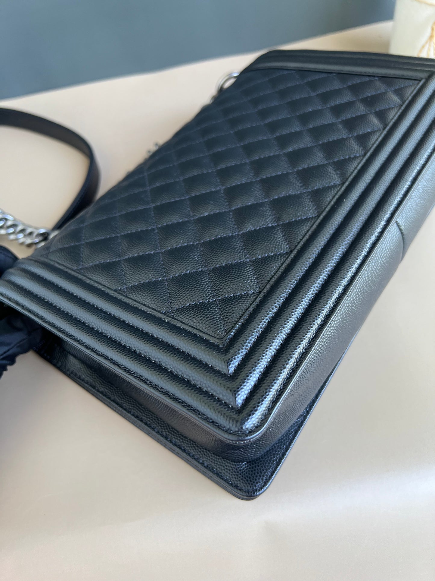 CHANEL LE BOY NEW MEDIUM CAVIAR