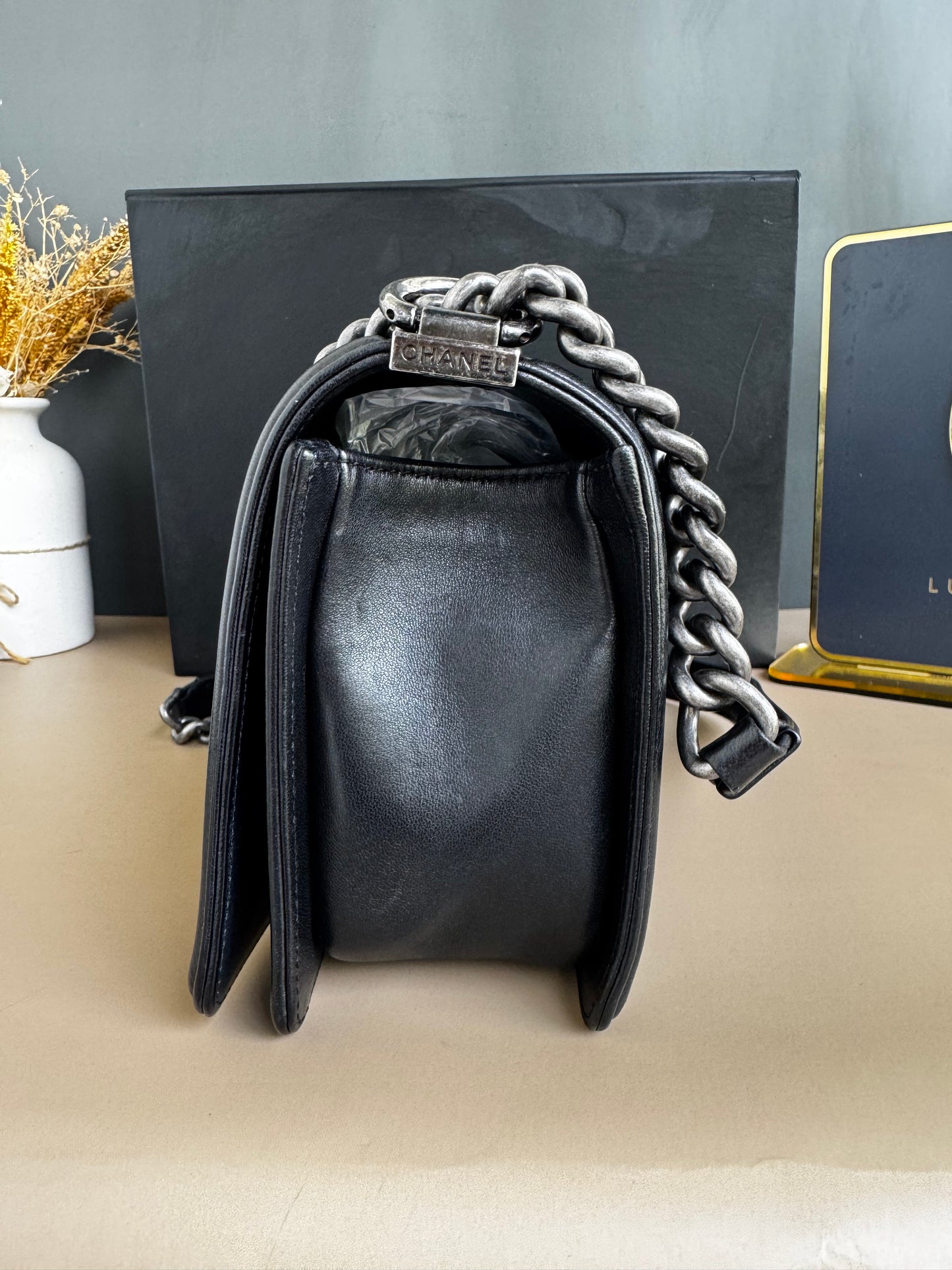 CHANEL LE BOY OLD MEDIUM