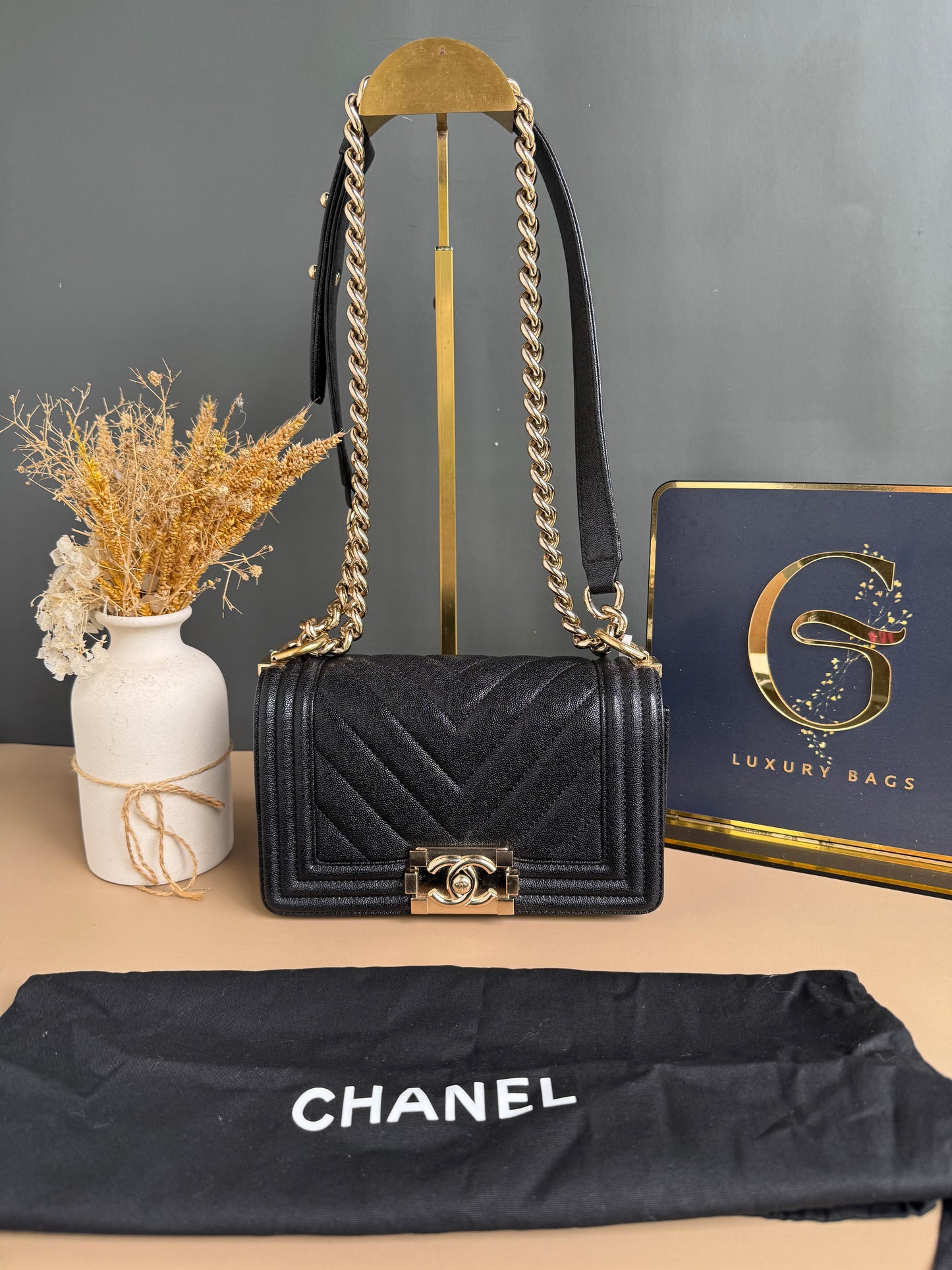 CHANEL LE BOY SMALL CAVIAR