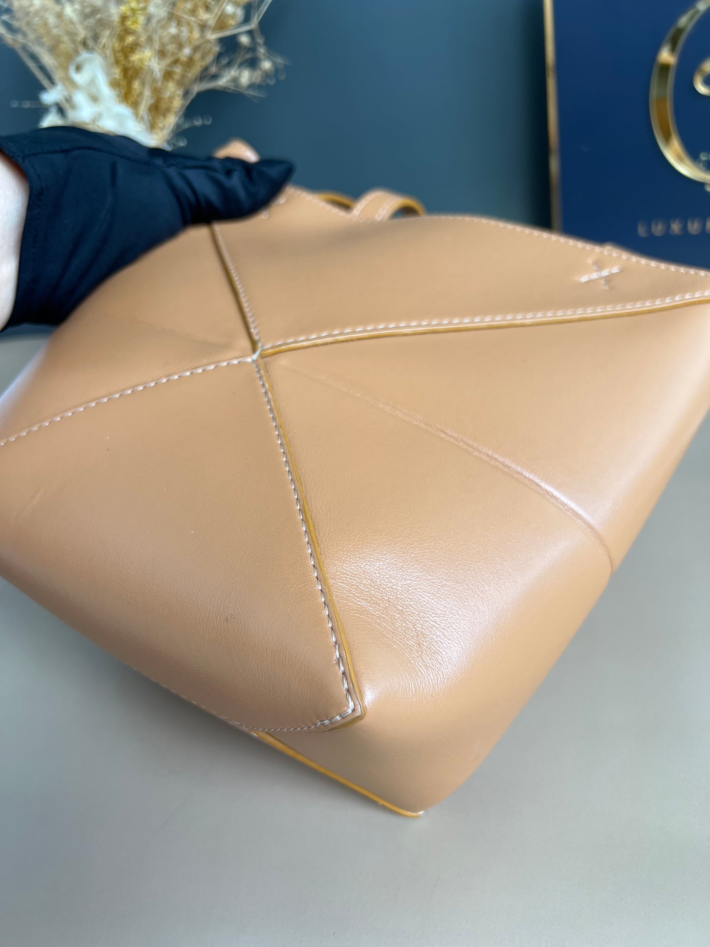 LOEWE MINI PUZZLE FOLD TOTE BAG