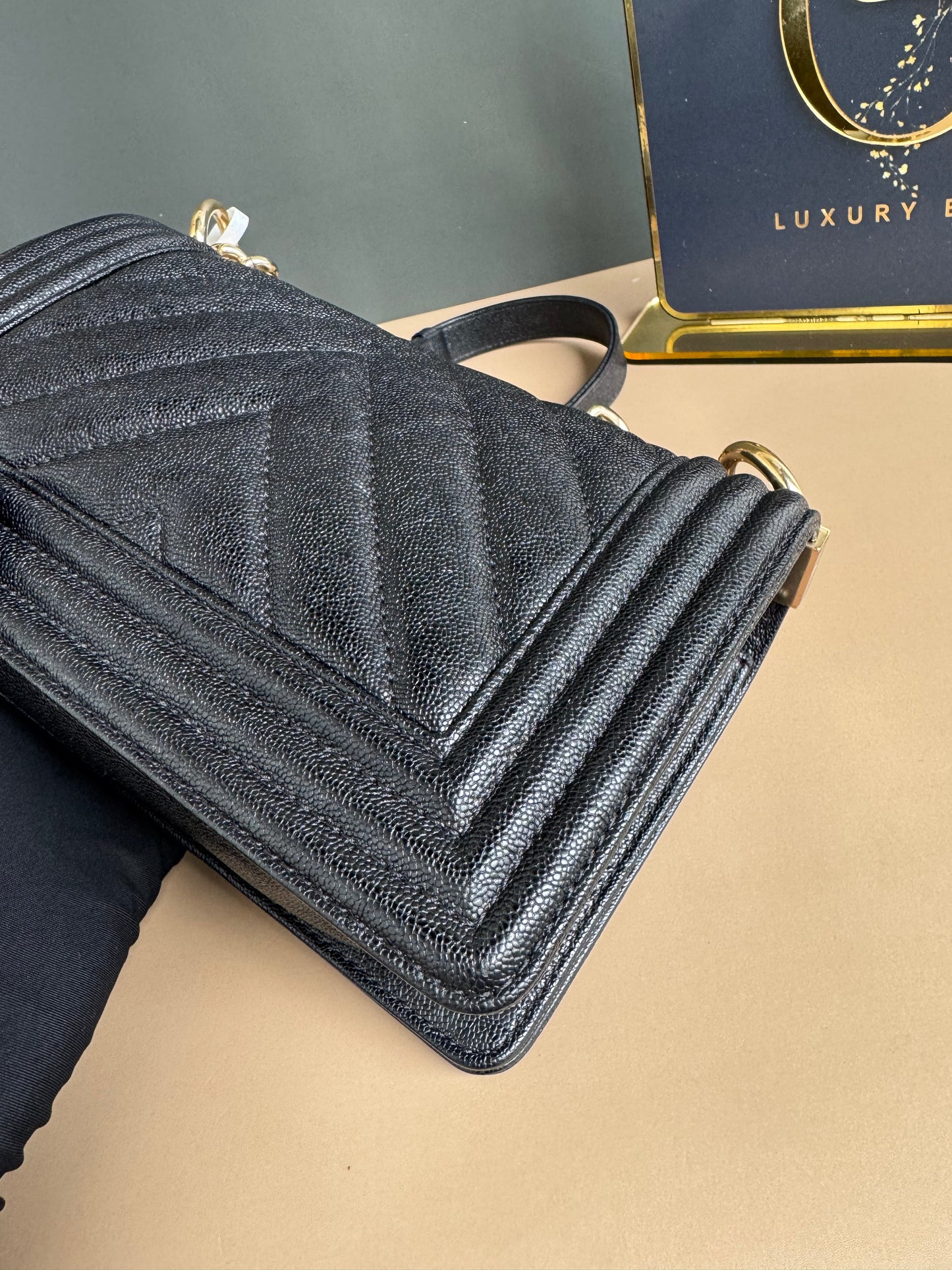 CHANEL LE BOY SMALL CAVIAR