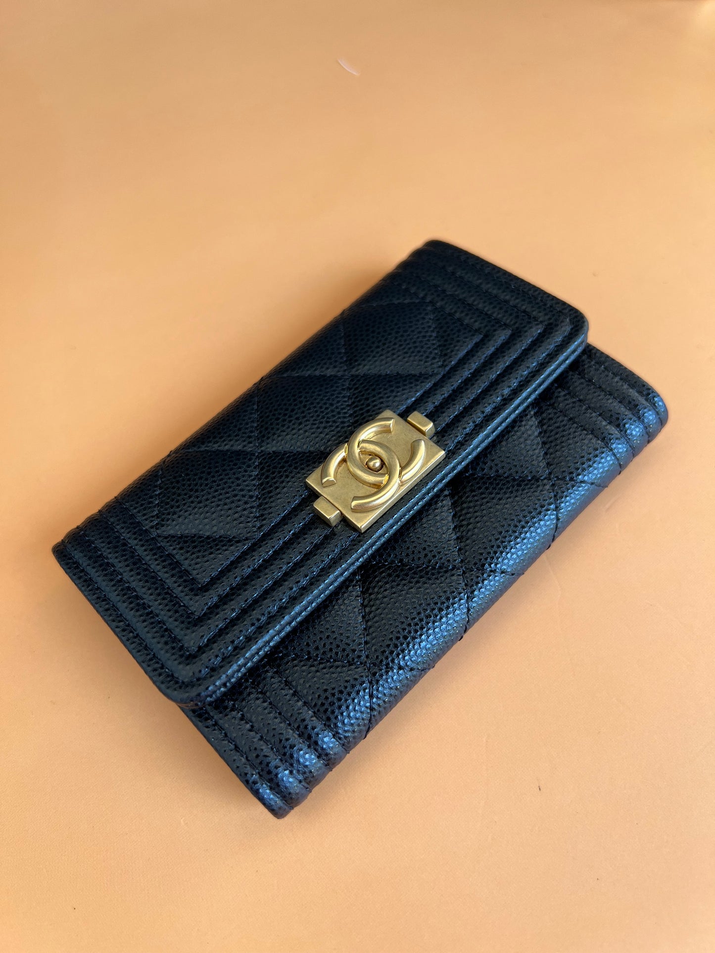 CHANEL LE BOY CARD HOLDER