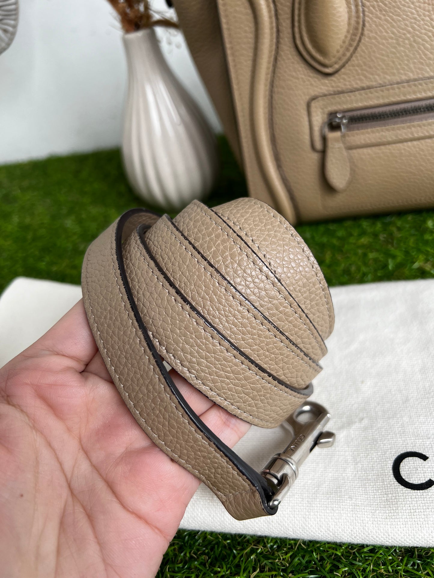 CELINE NANO LUGGAGE BEIGE