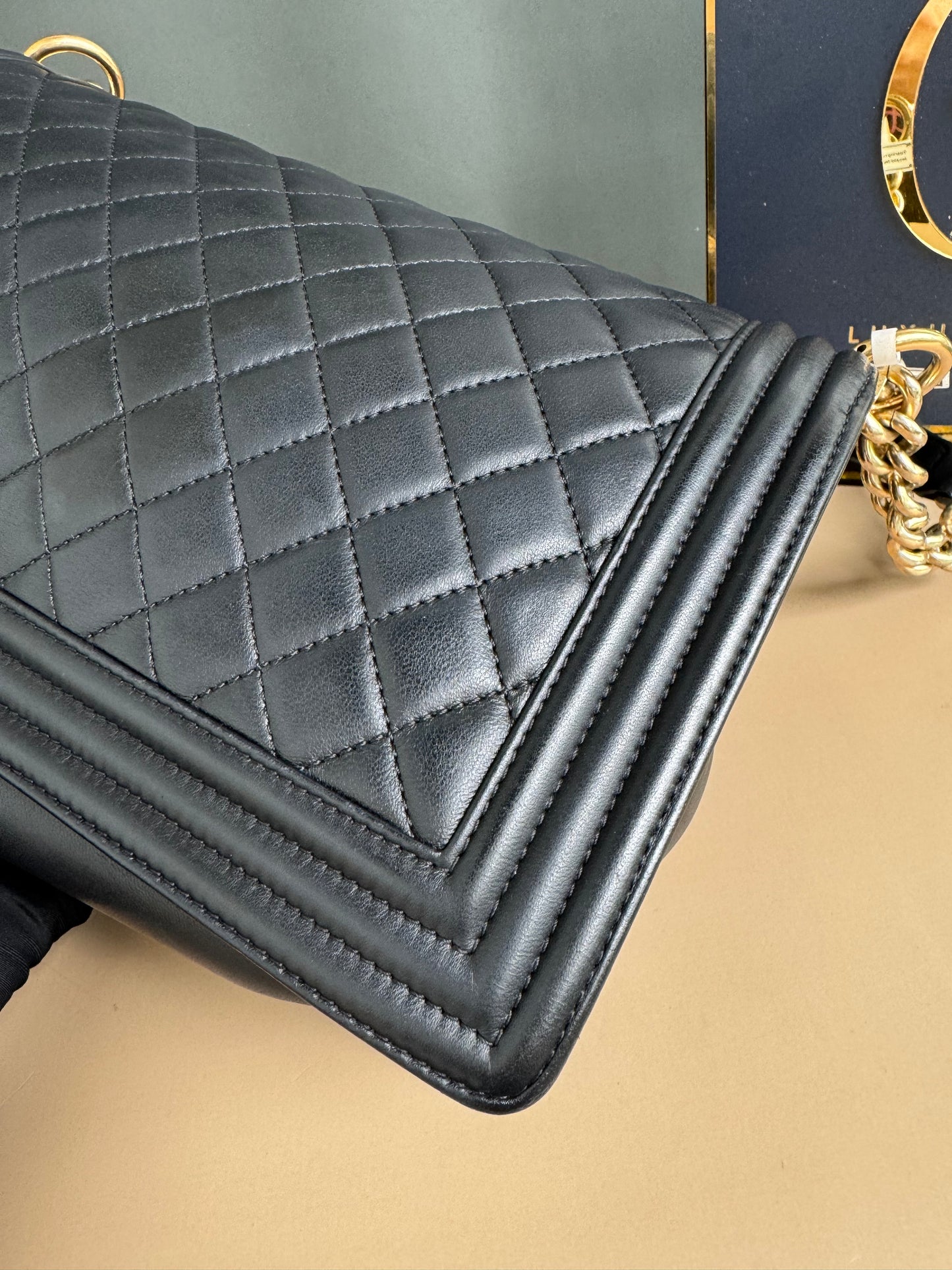 CHANEL LE BOY NEW MEDIUM LAMBSKIN