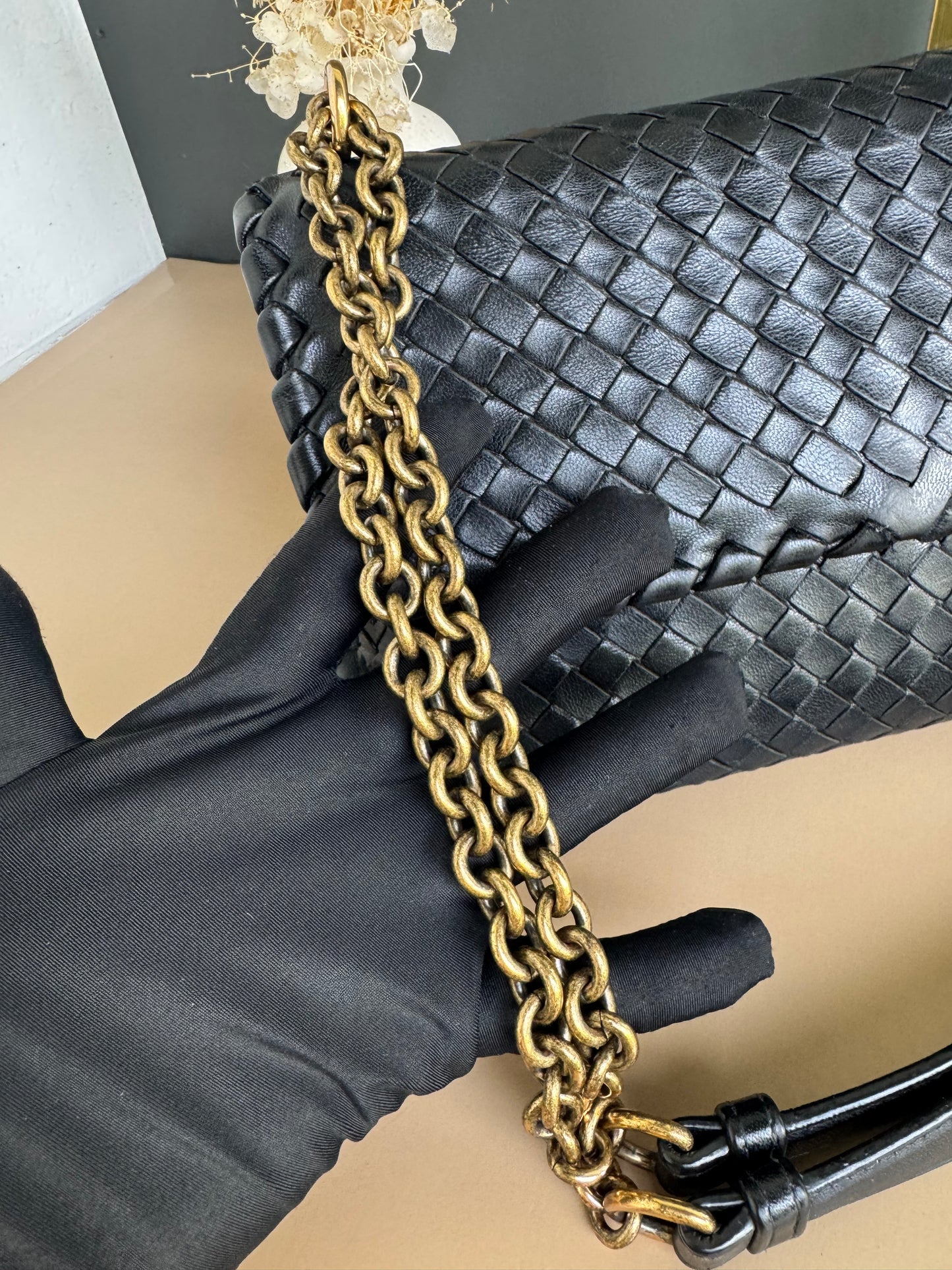 BOTTEGA VENETA OLIMPIA SHOULDER BAG