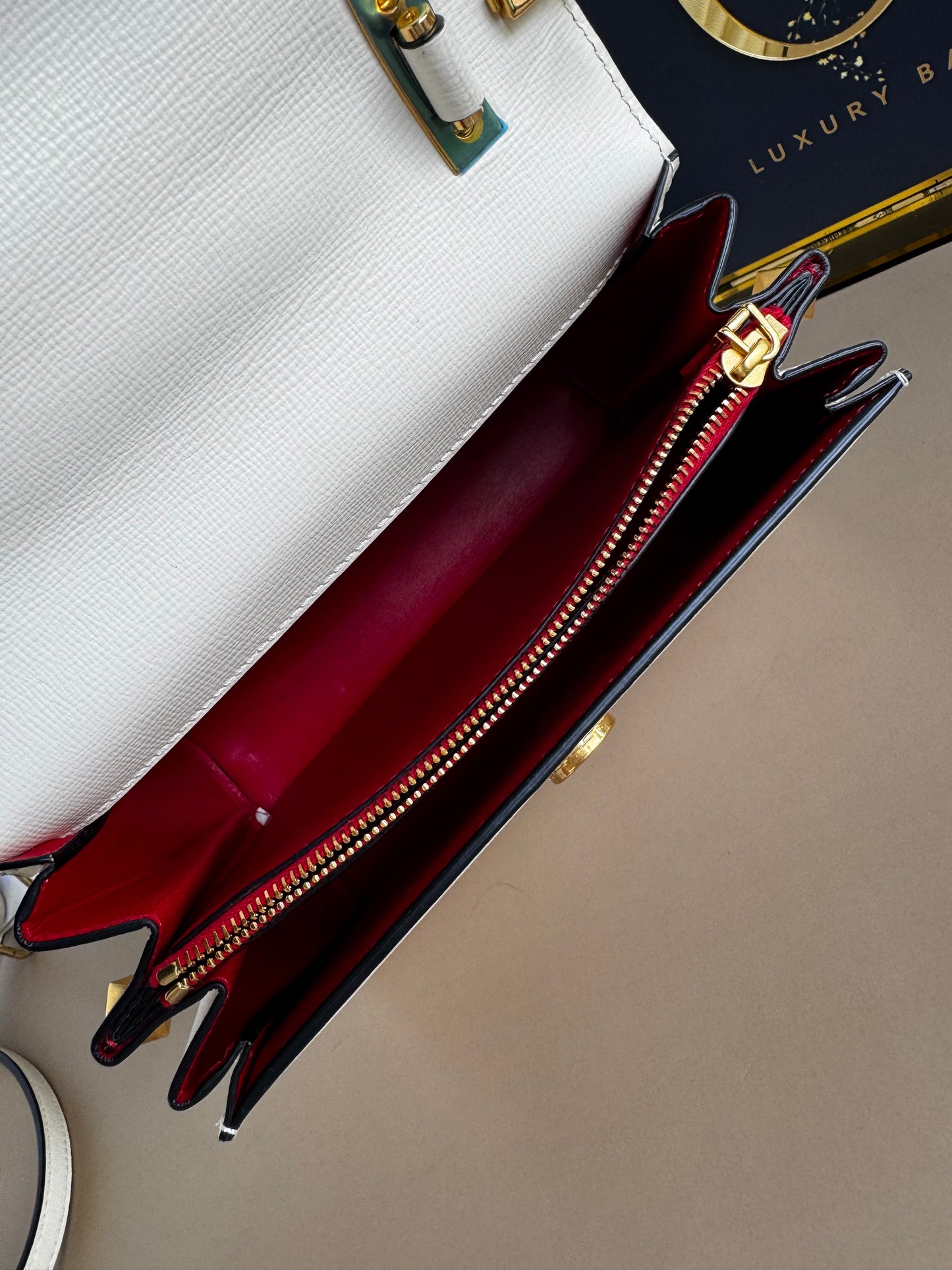 VALENTINO VSLING HANDBAG WITH JEWEL EMBROIDDERY