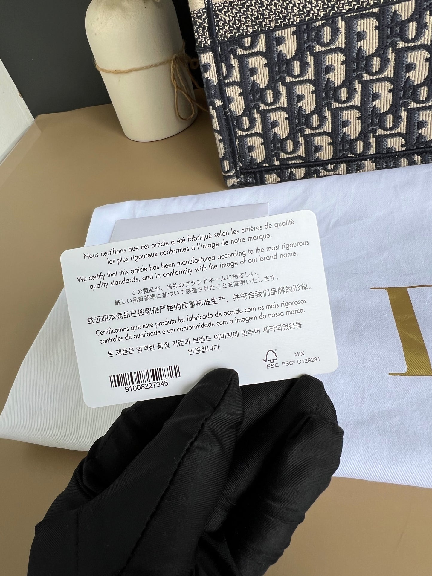 CHRISTIAN DIOR BOOKTOTE MEDIUM