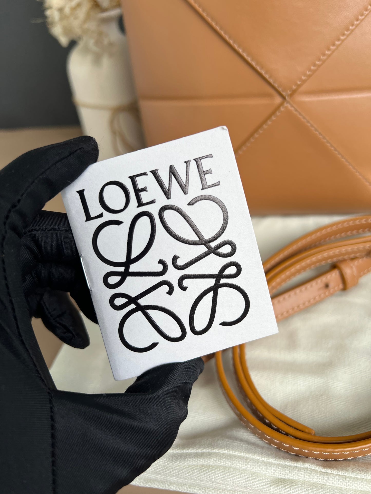 LOEWE MINI PUZZLE FOLD TOTE BAG