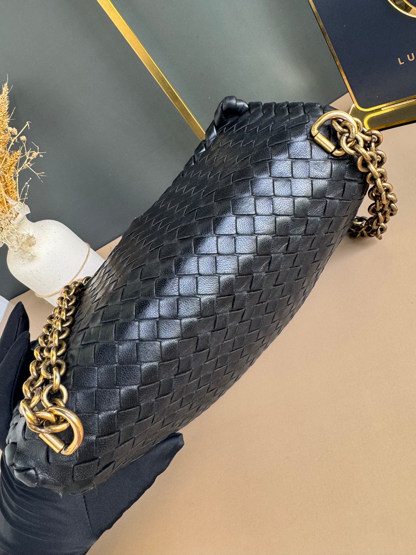 BOTTEGA VENETA OLIMPIA SHOULDER BAG
