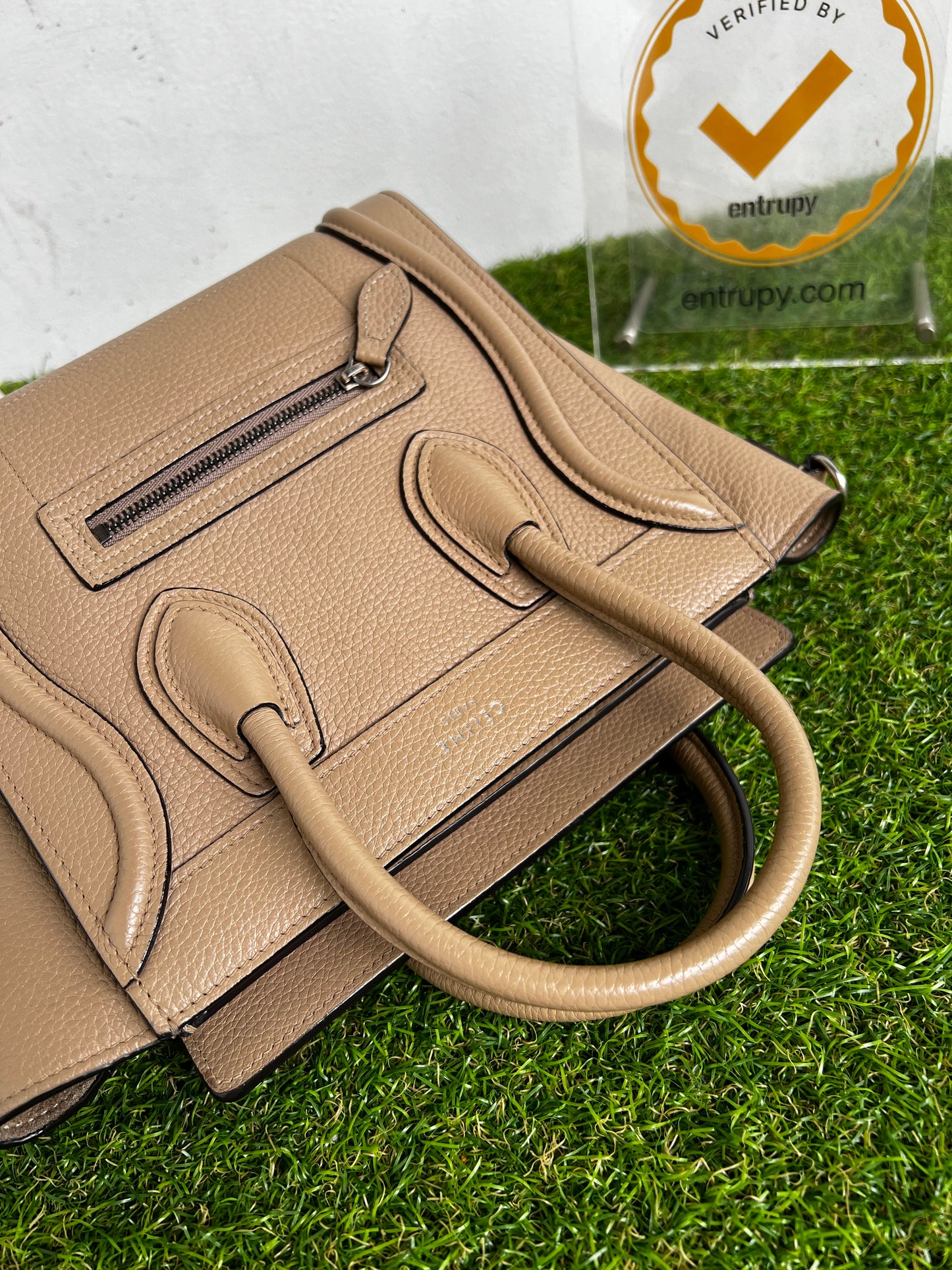 CELINE NANO LUGGAGE BEIGE