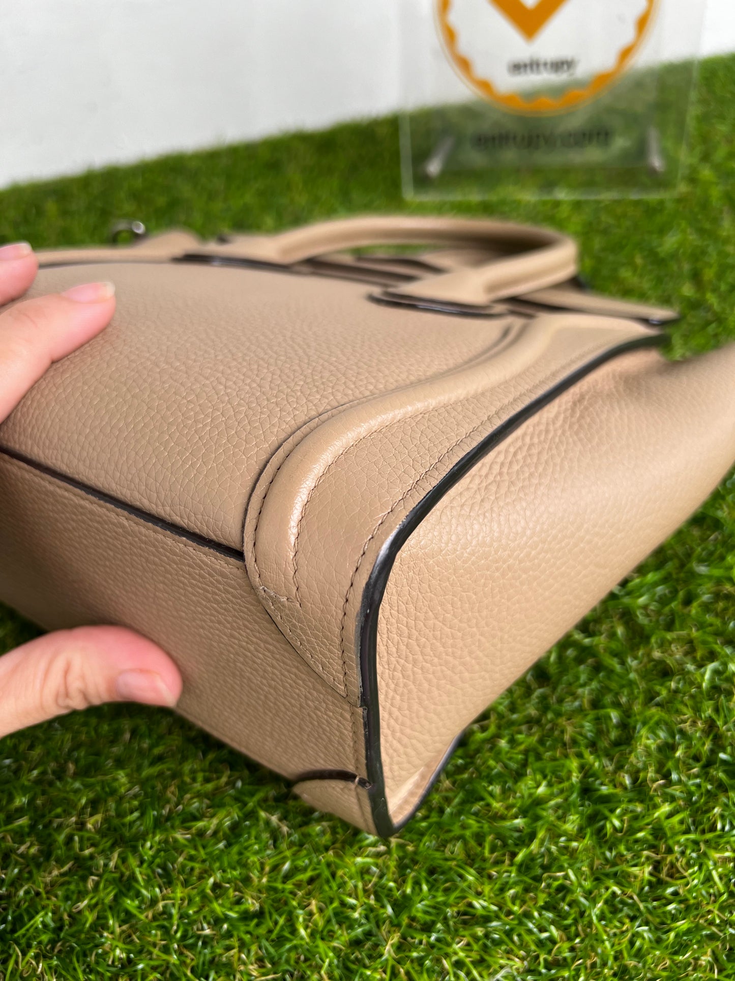 CELINE NANO LUGGAGE BEIGE