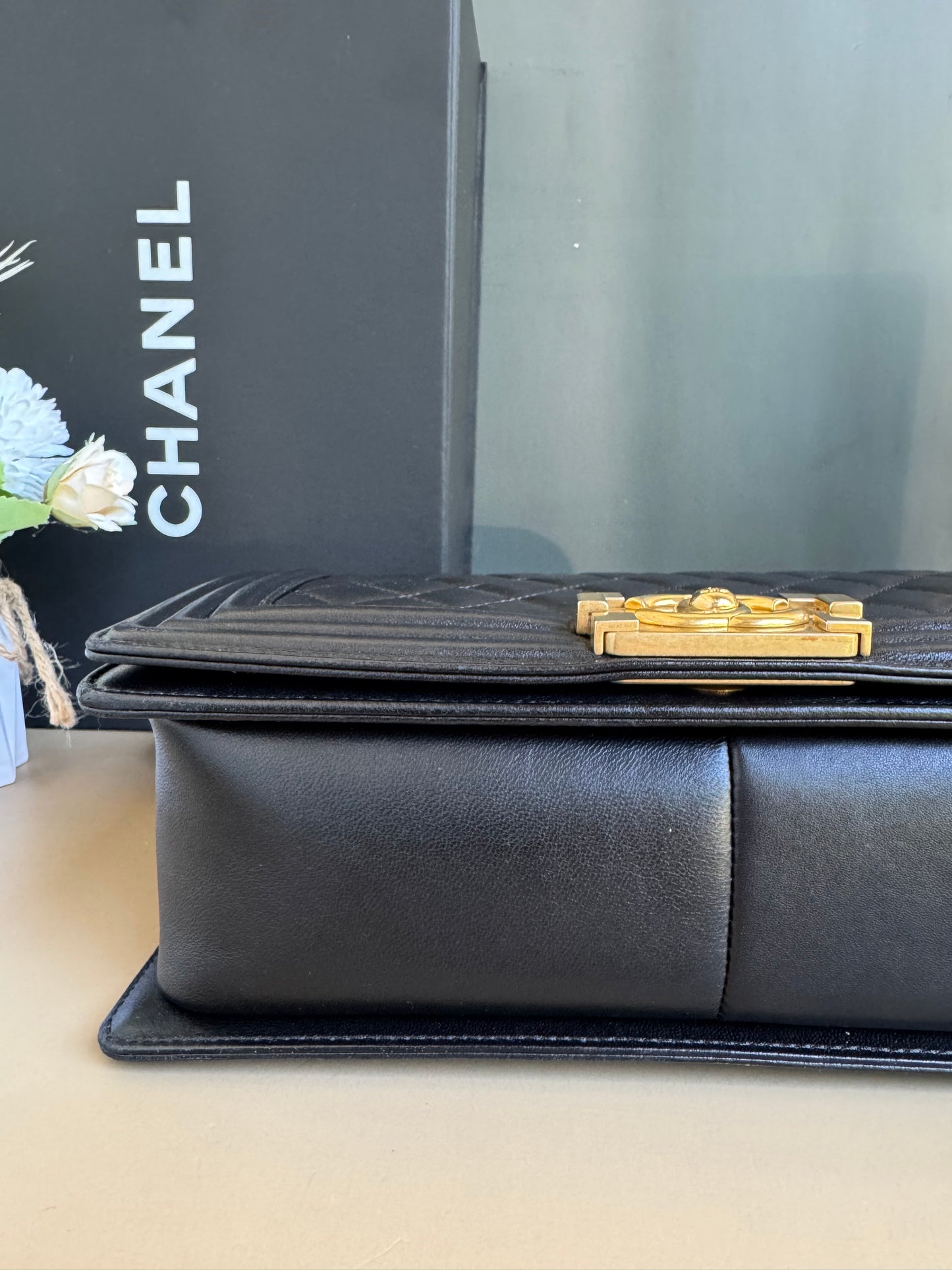 CHANEL LE BOY OLD MEDIUM