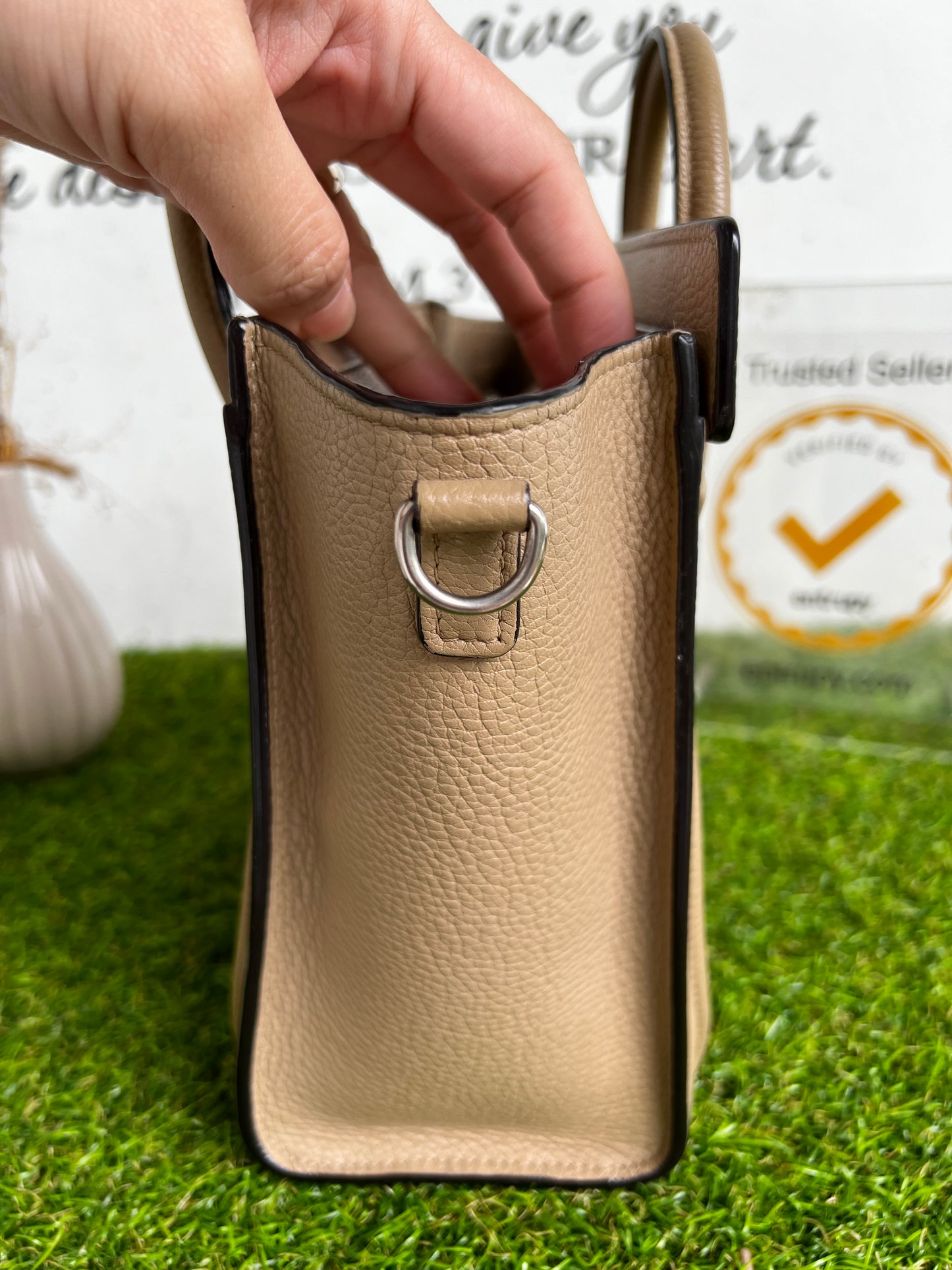 CELINE NANO LUGGAGE BEIGE