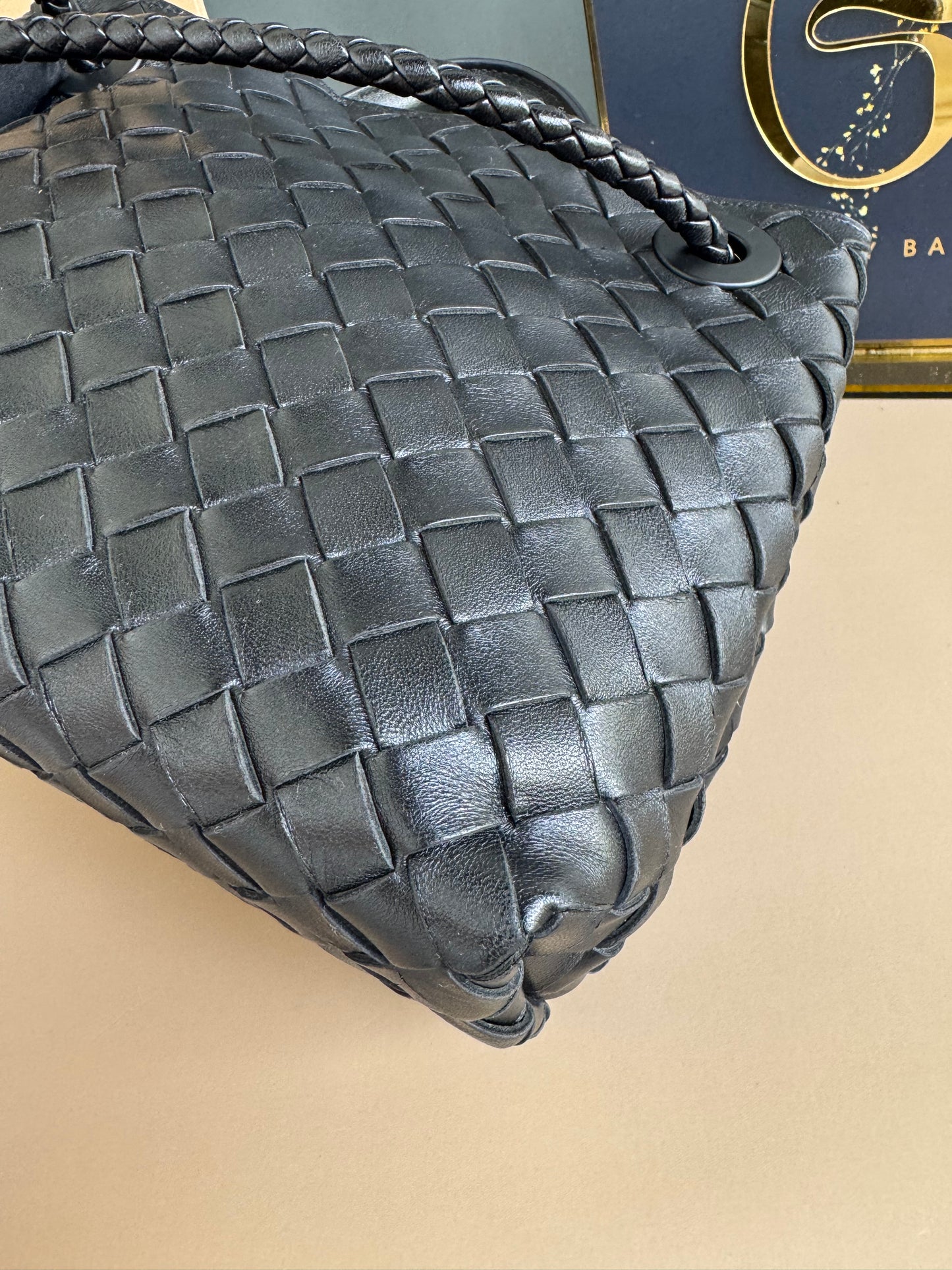 BOTTEGA VENETA ANDIAMO BLACK SMALL