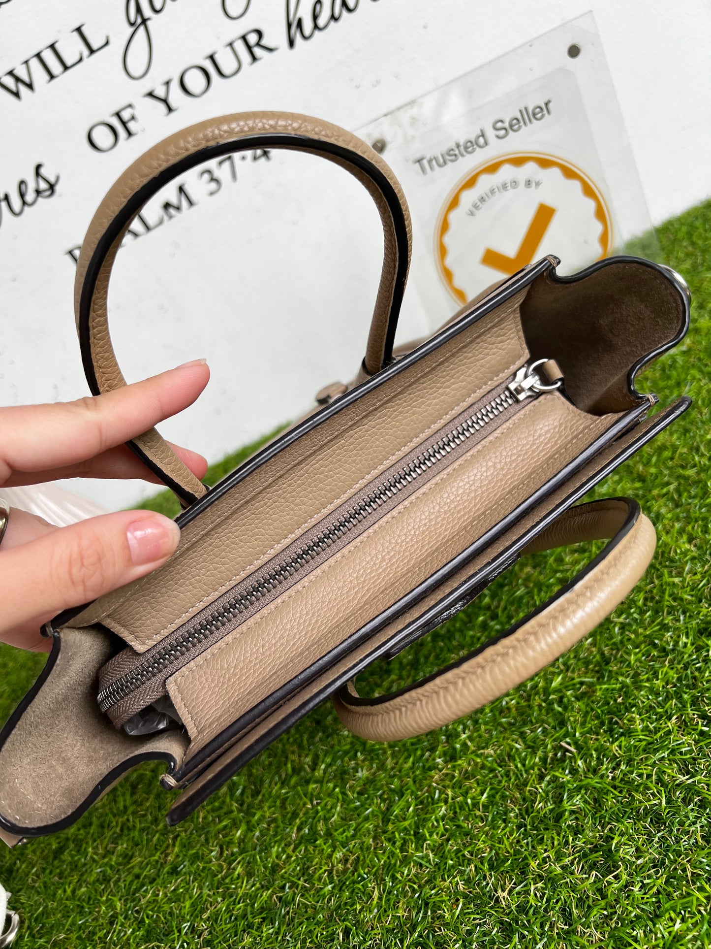 CELINE NANO LUGGAGE BEIGE