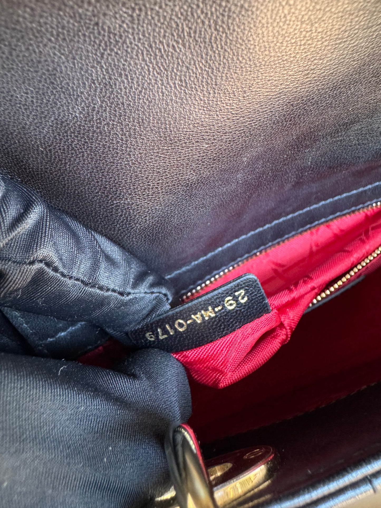 LADY DIOR SMALL LAMBSKIN GHW