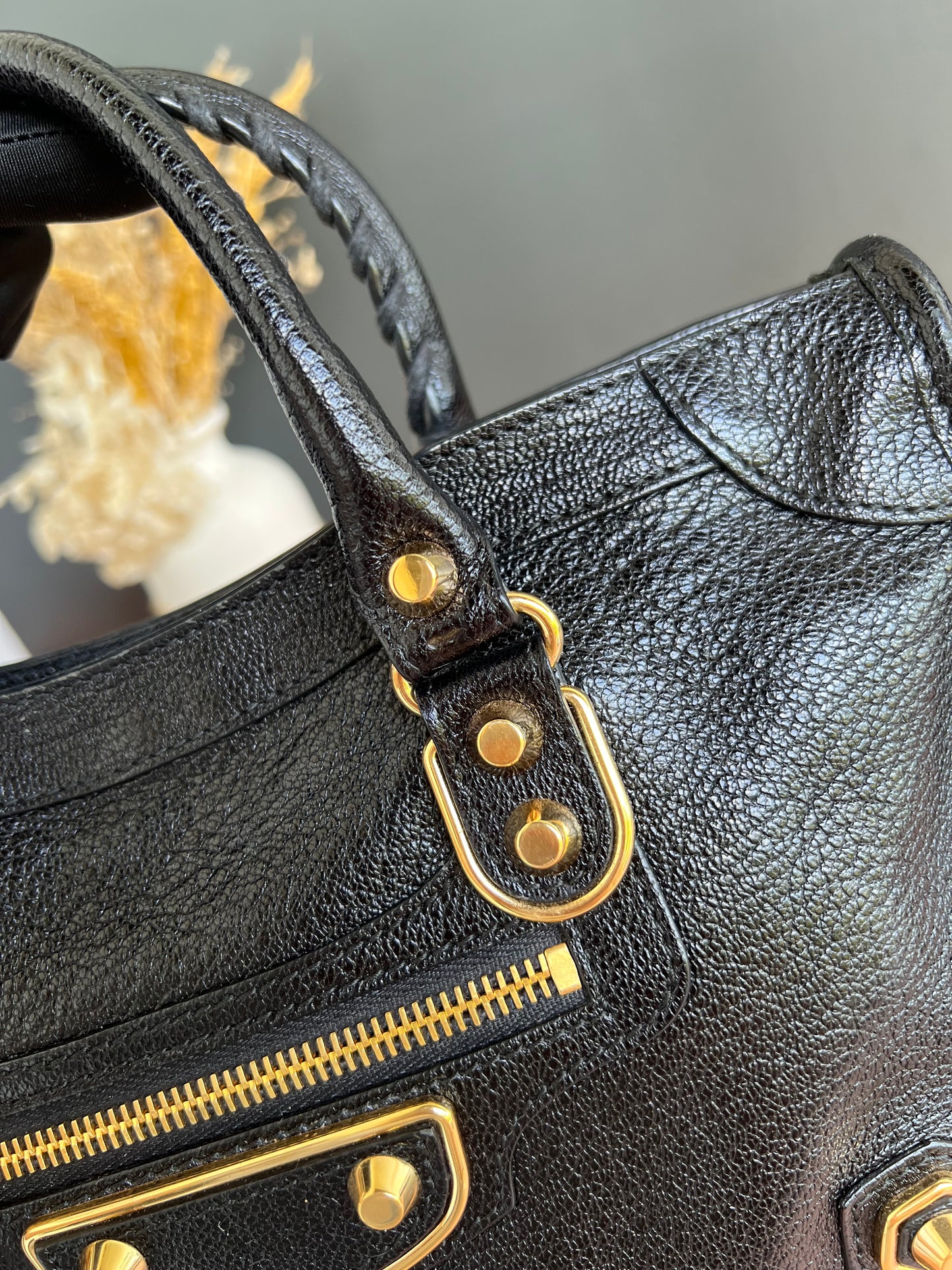 BALENCIAGA SMALL METALLIC EDGE